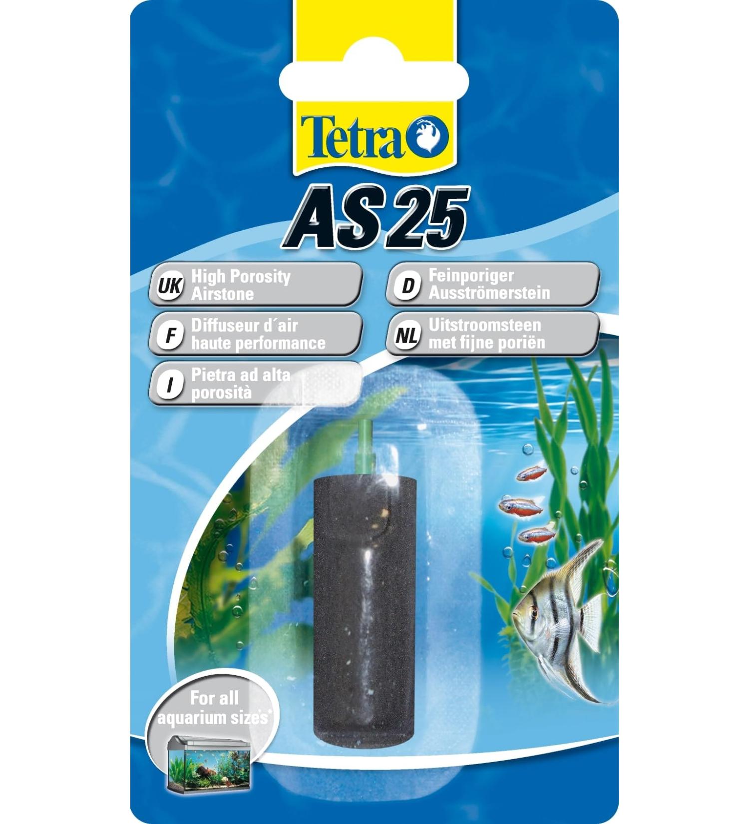 Tetra AS 25 Air Stone - Perfect for APS Aquarium Air Pumps | 1 Pack - Enhance Your Aquarium's Oxygen Levels - Buy Online on GoSupps.com