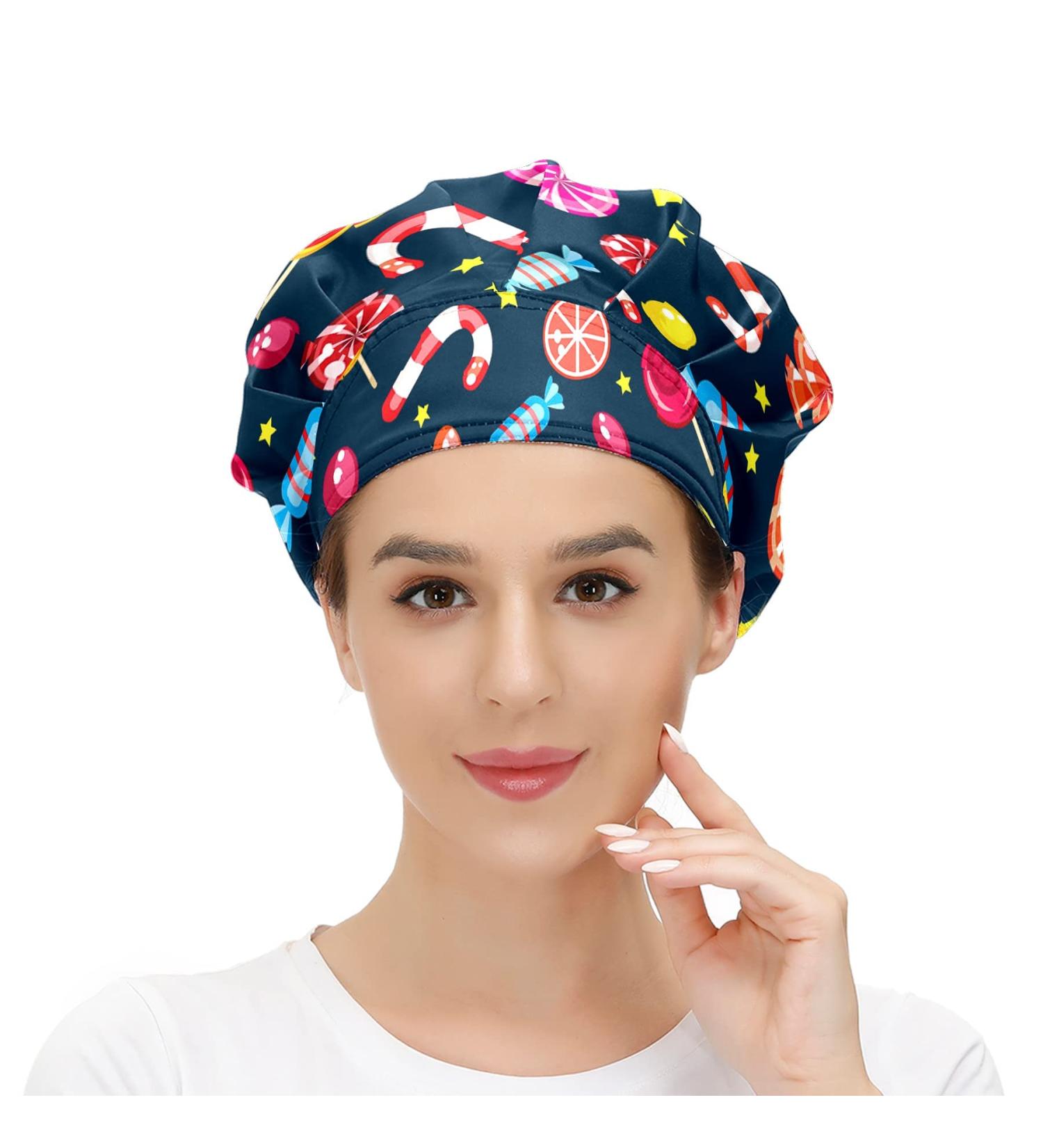 Adjustable Working Caps Tie Back Bouffant Hats for Women Men - One Size Fit All - Buy Online on GoSupps.com