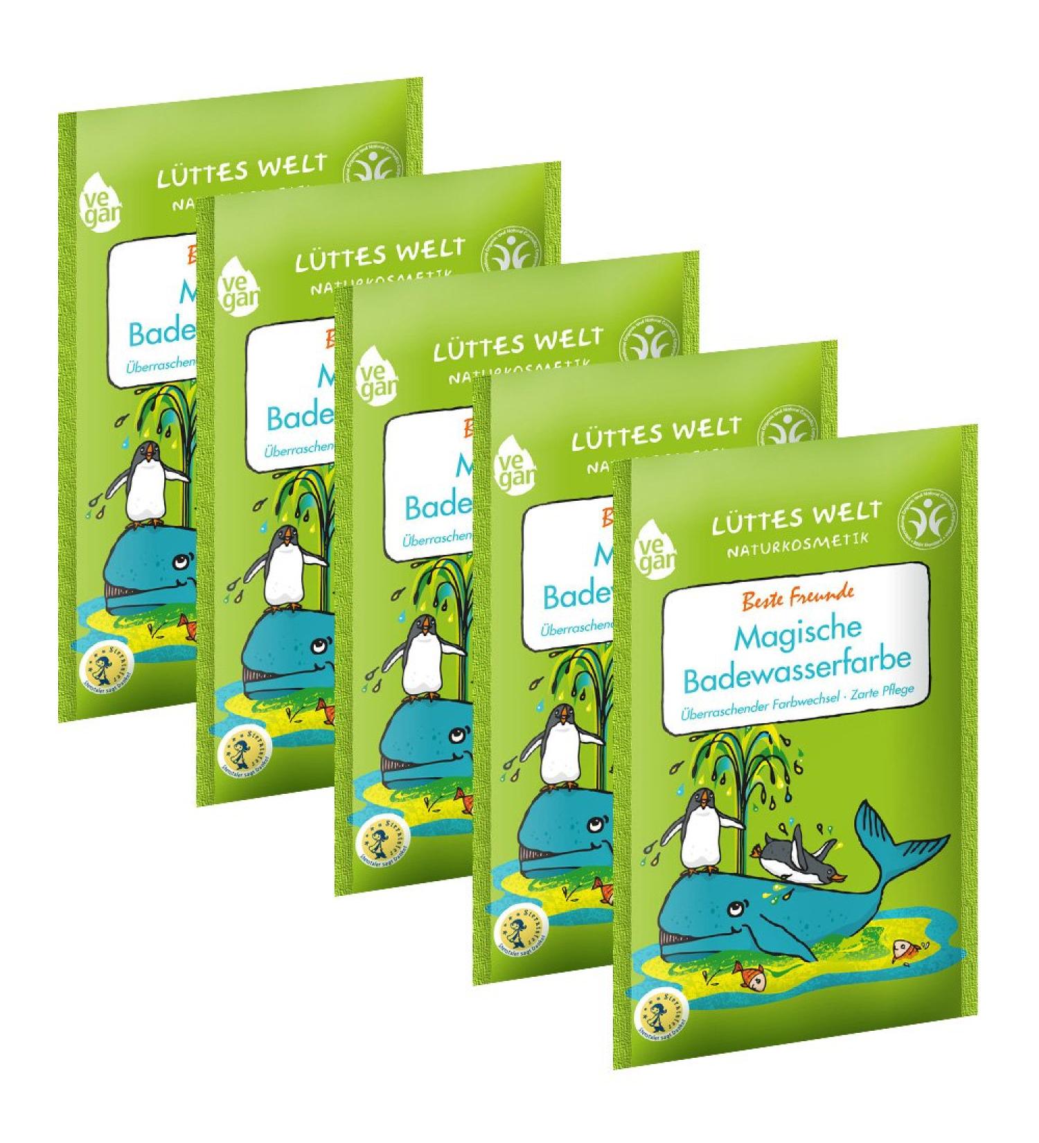 Bath water colour L ttes Welt "Best Friends" 5x 80 g