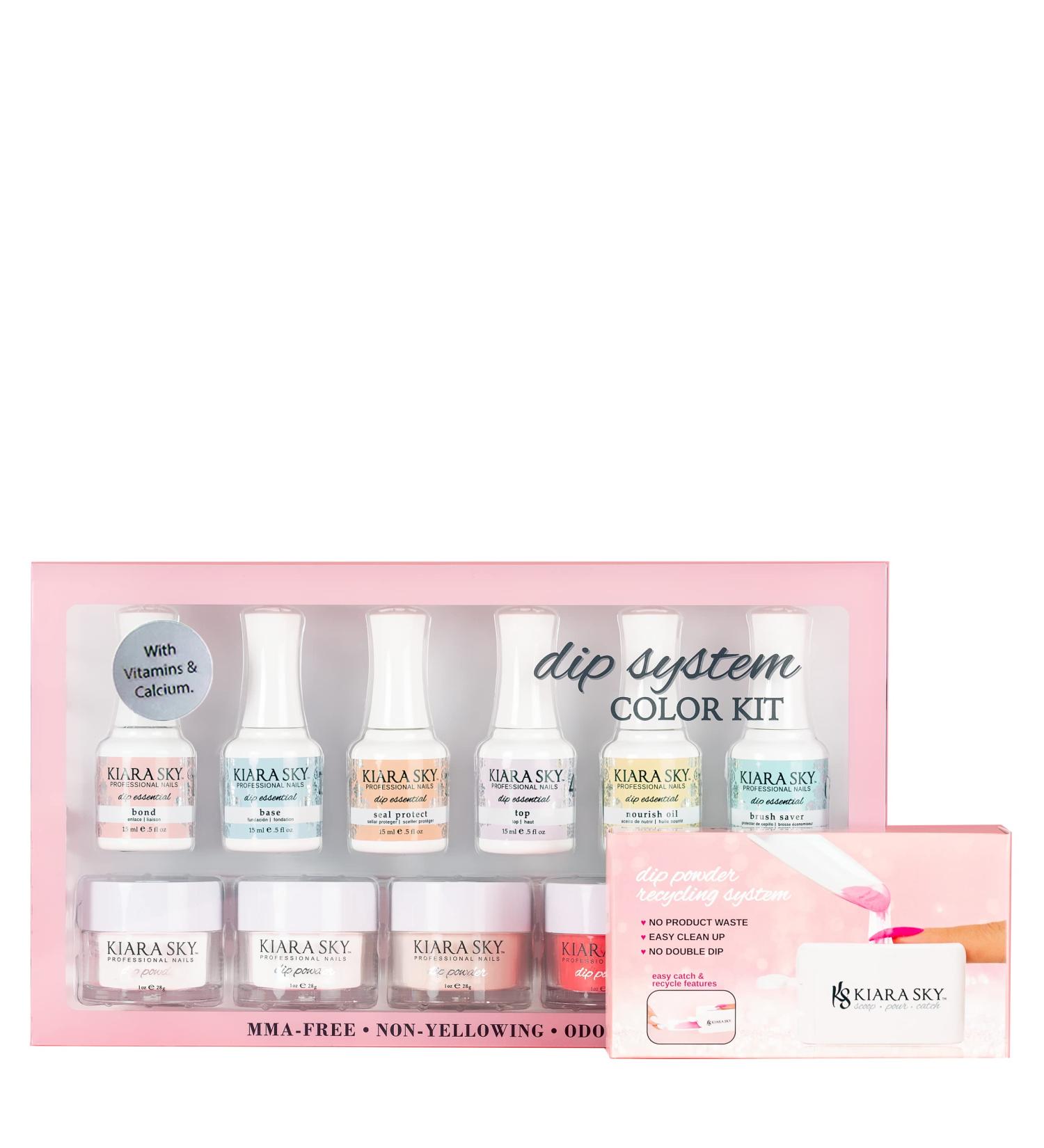 Kiara Sky Color Dip Powder Starter Kit with Recycling System - Insider Beauty's #1 Pick for Must-Try Beauty Product - Buy Online on GoSupps.com