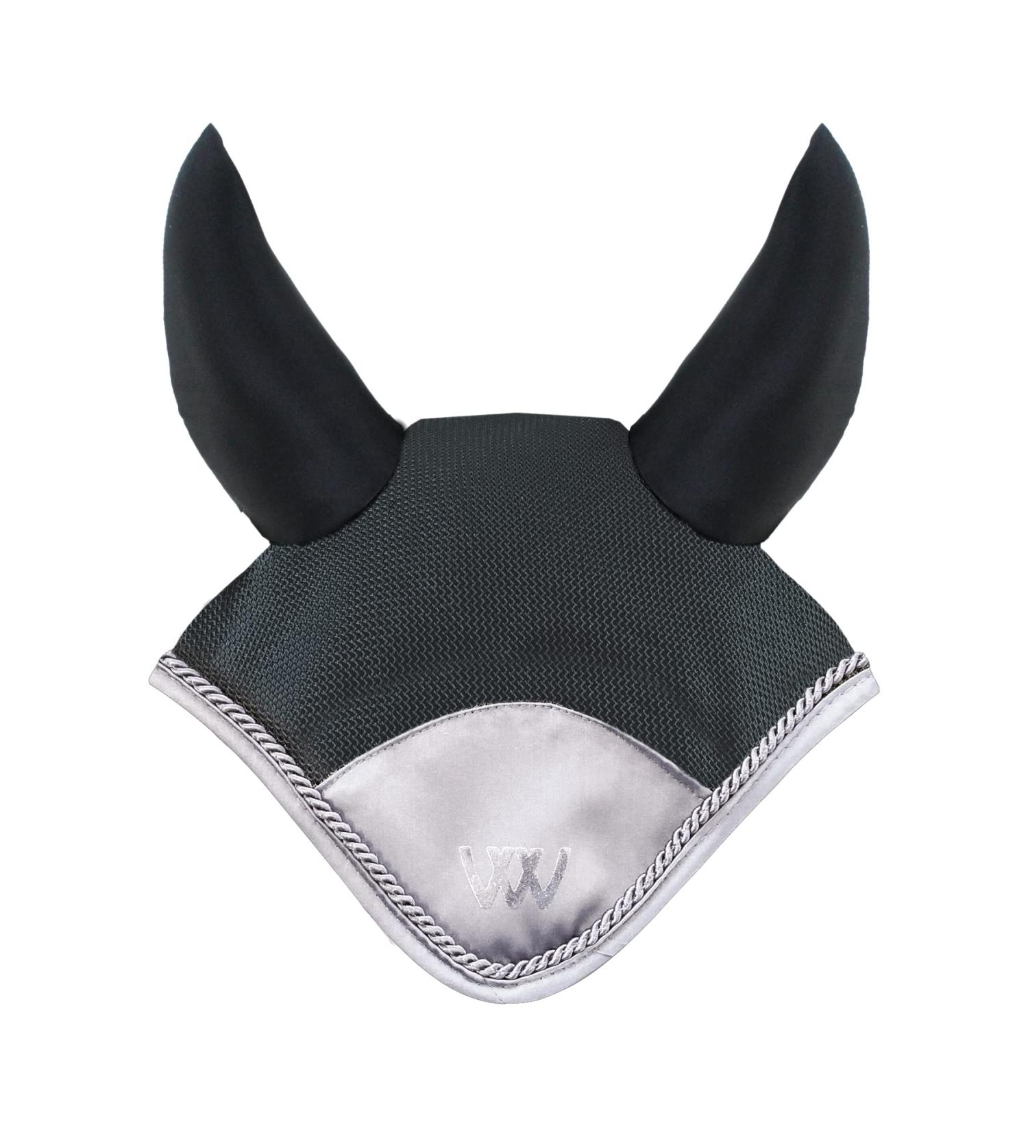Woof Wear Noise Cancelling Fly Veil - Black Steel - Breathable - Ears contain acoustic foam for noise cancellation