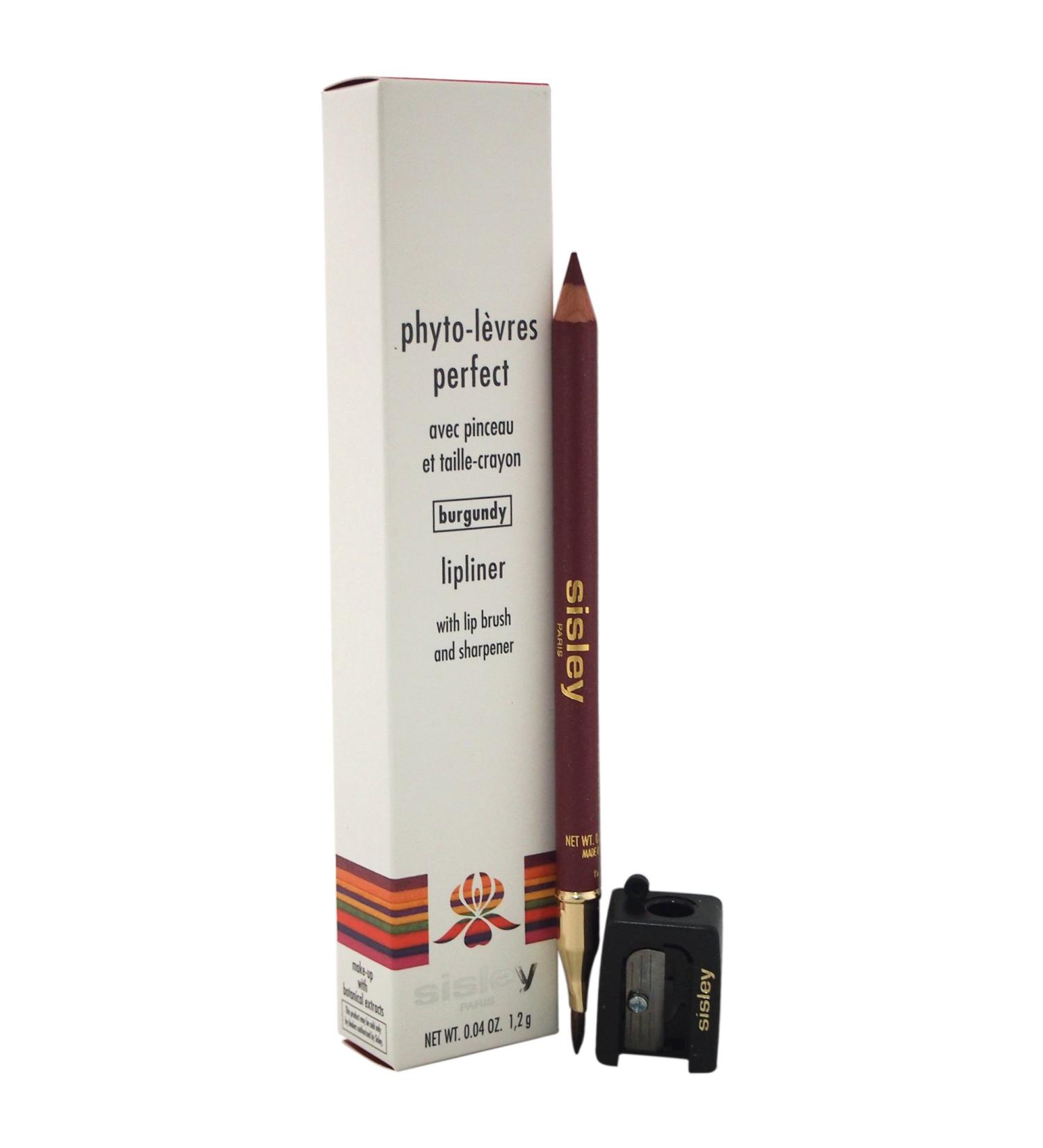 Phyto Levres Perfect Lip Liner With Lip Brush & Sharpener - Burgundy by Sisley for Women - 1.45 g Lipliner