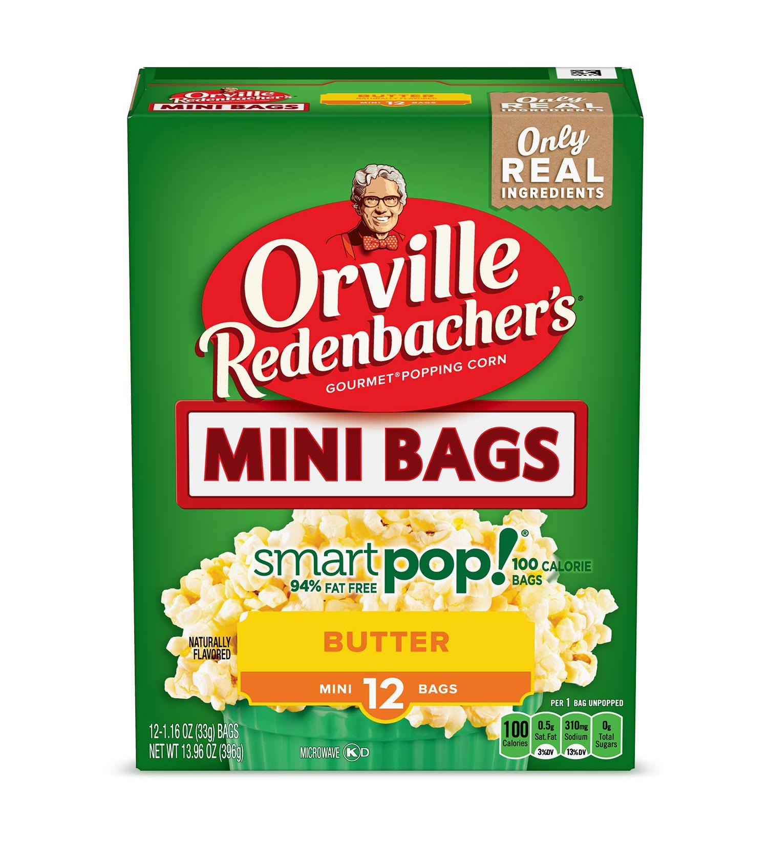 Orville Redenbacher's SmartPop! Butter Popcorn - 13.96 oz (Pack of 6) | Delicious Low-Calorie Snack - Buy Online on GoSupps.com
