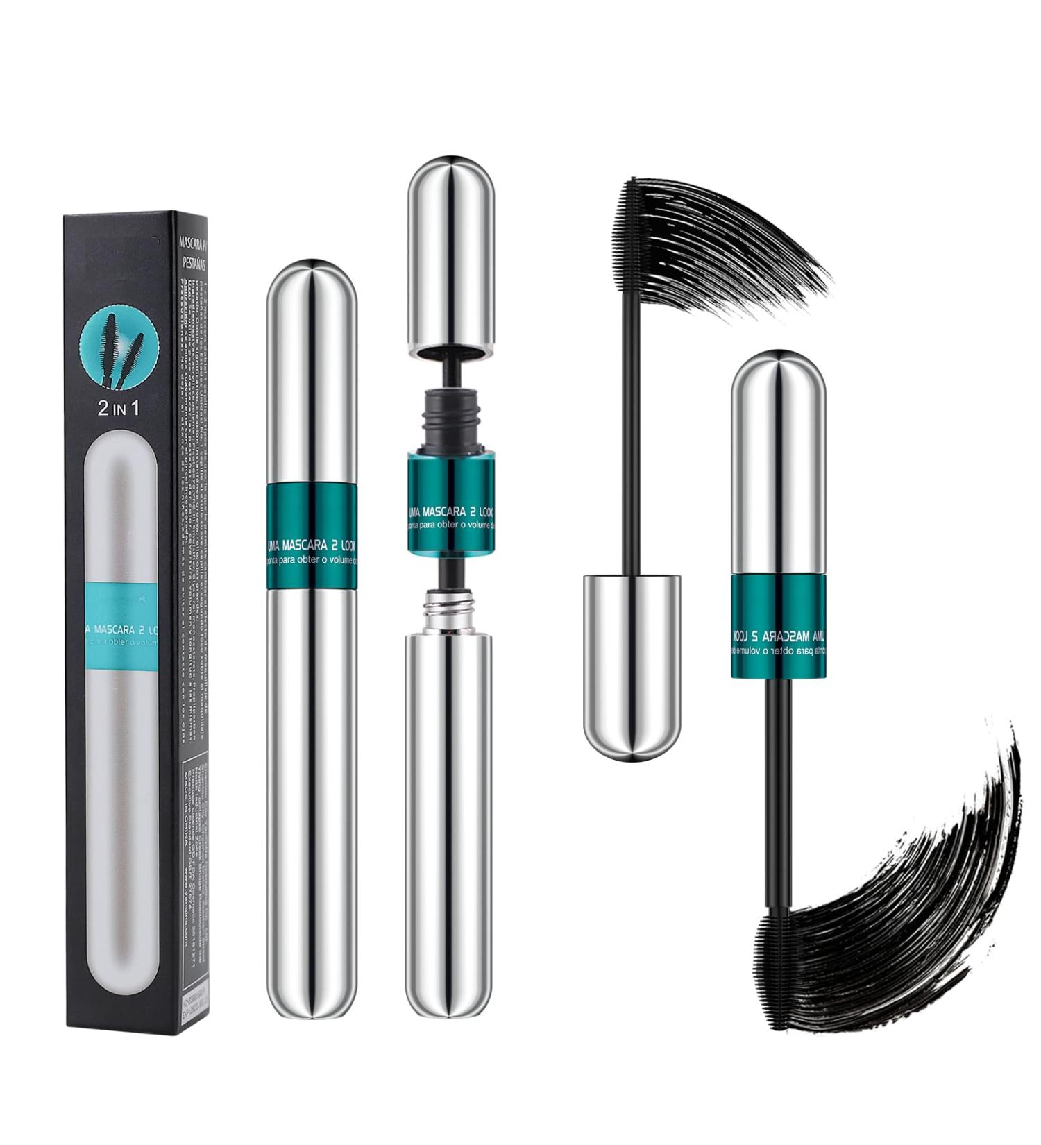 4D Silk Fiber Mascara Waterproof Volume Mascara Black Silk Fiber Volume Mascara Waterproof Cosmetics Smudge-proof Long Lasting - Buy Online on GoSupps.com