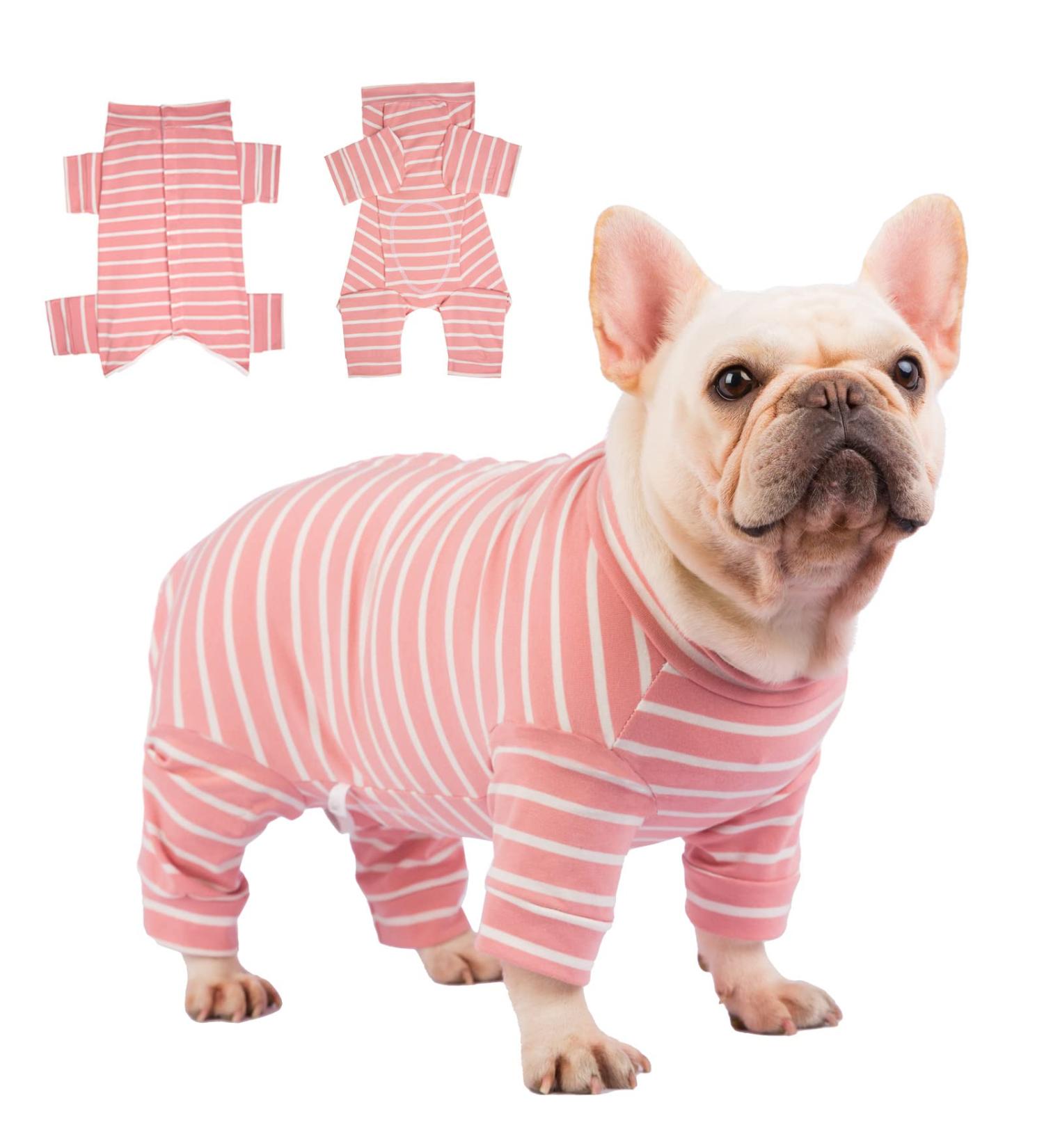 AOKAZI Hunde-Chirurgie-Genesungsanzug Welpen-Katzen-Einteiler f r Ausfallen Hautkrankheiten Wundschutz medizinischer Haustier-Chirurgischer Anzug Hunde-Pyjama (Rosa Medium) M PINK - Buy Online on GoSupps.com