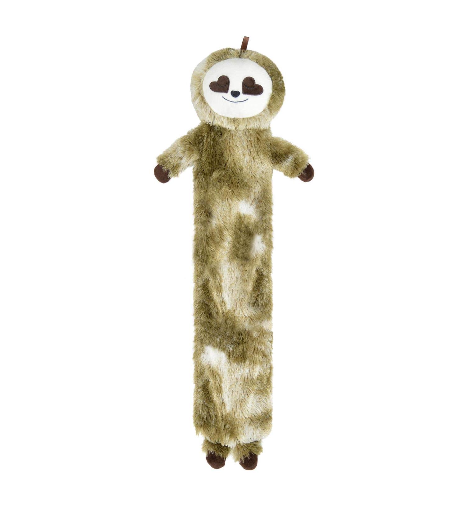 Olivia Rocco Extra Long Hot Water Bottle with Unicorn Pug Cover - 72cm, 2L Pure Natural Rubber - Thermotherapy for Winter - Sloth Design - Buy Online on GoSupps.com