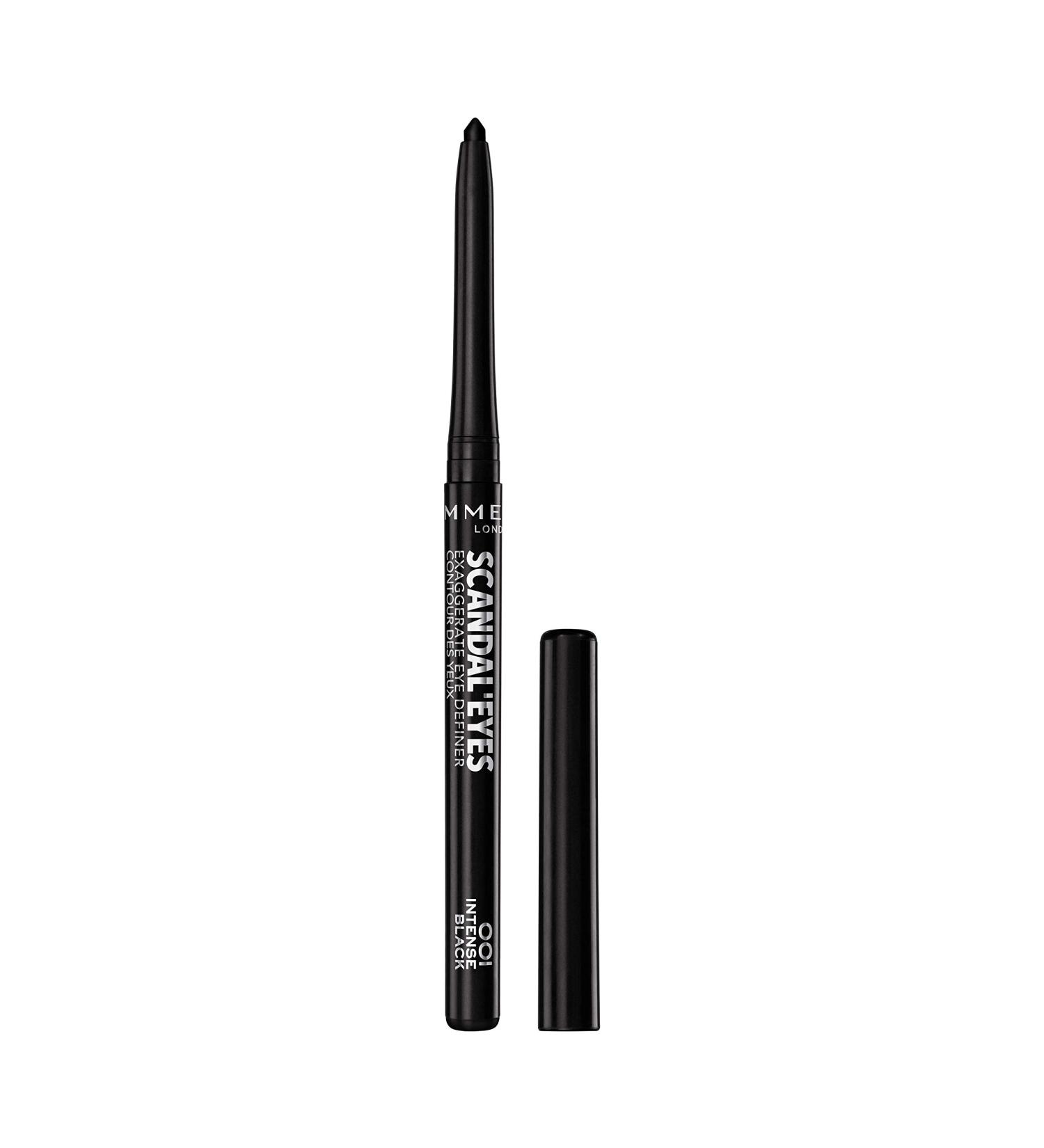 Rimmel London Scandaleyes Exaggerate Eye Definer 001 Intense Black 0.35g - Pack of 1 - Buy Online on GoSupps.com