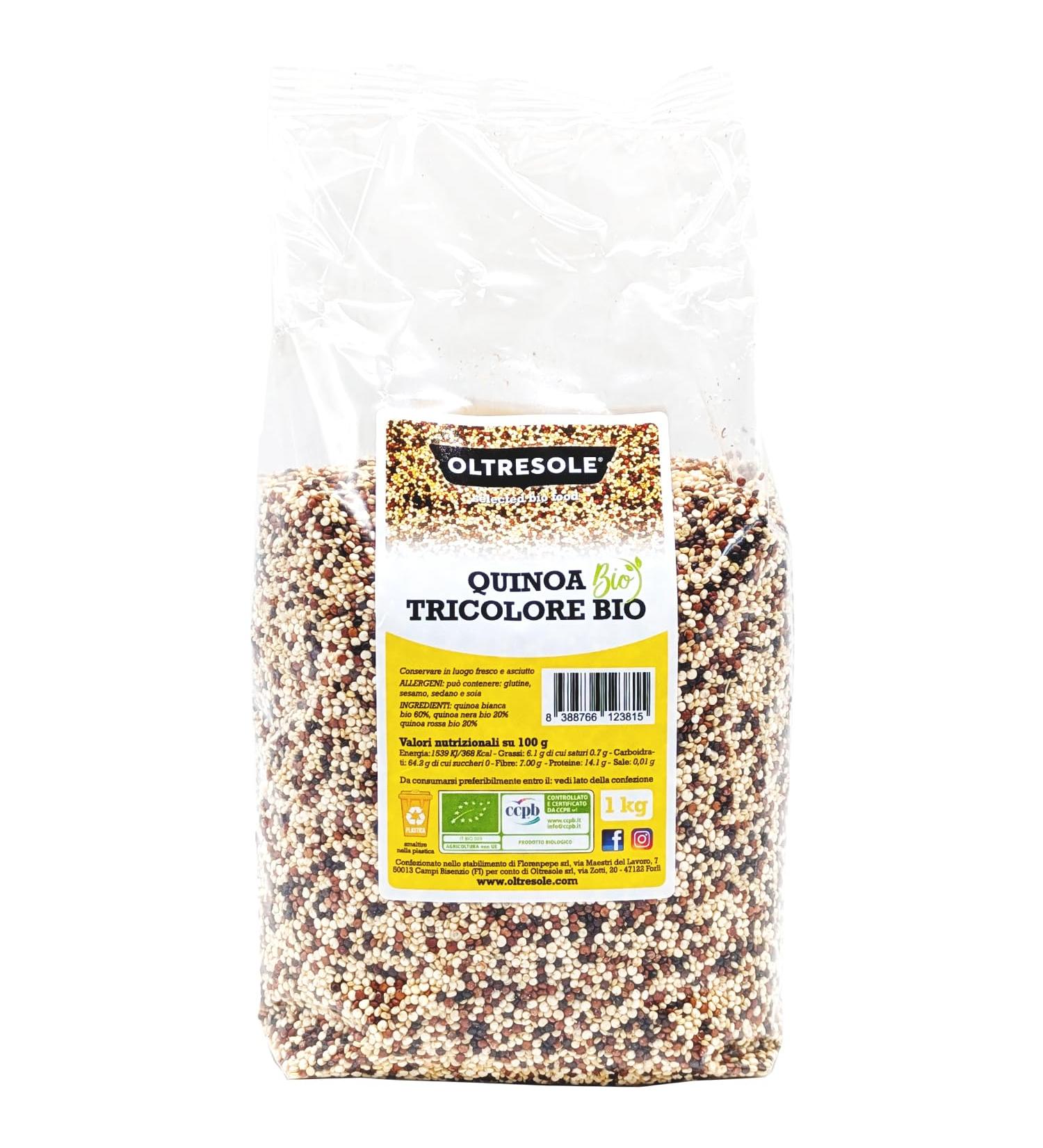 Oltresole - Italian Organic Decorticated White Sorghum 1 Kg - c r ale brute produite en Italie partir de l'agriculture biologique sorgho biologique - Buy Online on GoSupps.com