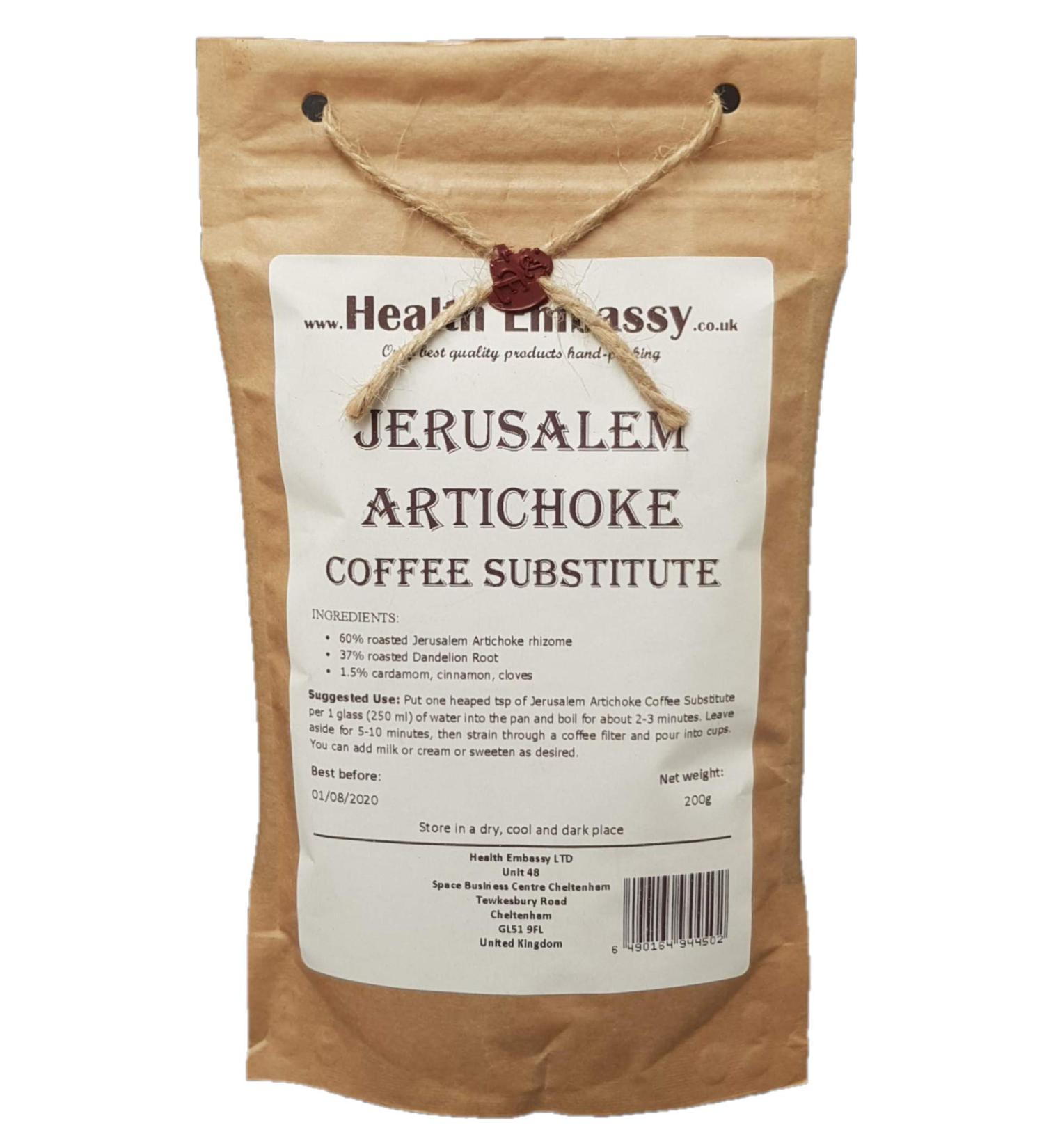 Health Embassy Jerusalem Artichoke Coffee Substitute | Topinambour Caf Substitut 200g - Buy Online on GoSupps.com