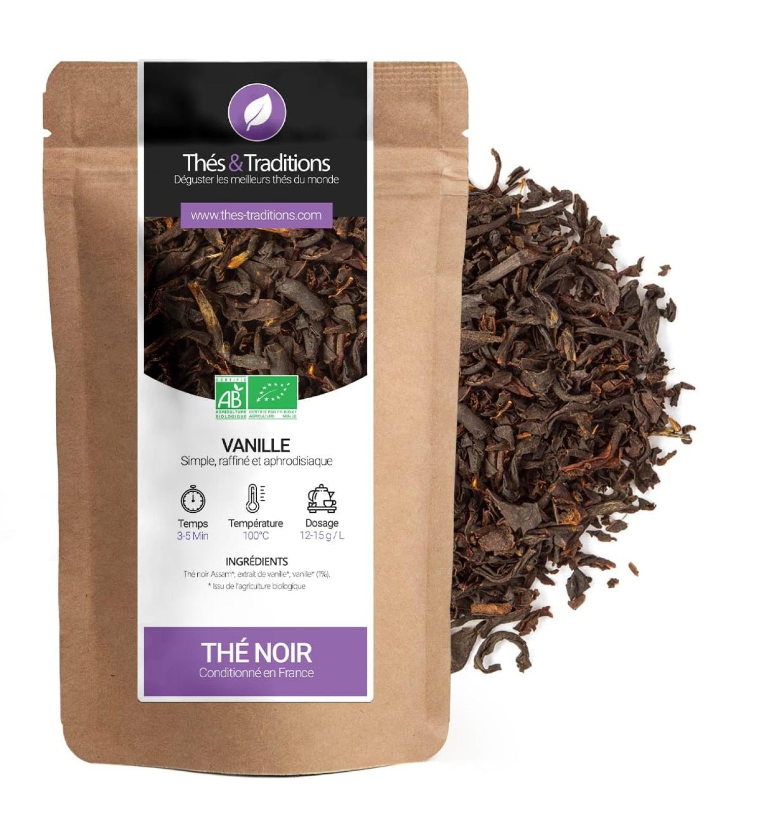Th s & Traditions Teas & Traditions - Organic Vanilla Black Tea | 100g