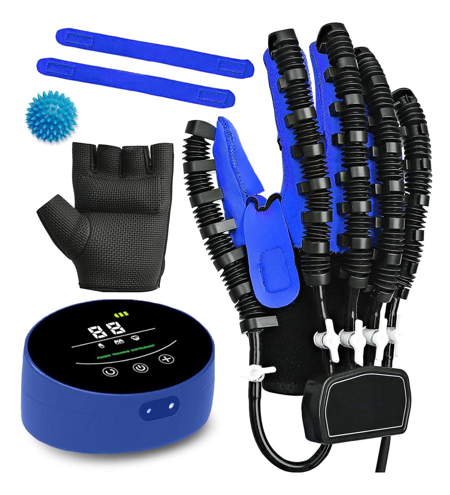 Rehabilitation Robot Gloves for Stroke Hemiplegia Patients Equipment for Hand Pain Relief Therapy Hand Exerciser Aids Robotic Glove(Size:Right Hand XL Color:Blue) Right Hand XL Blue - Buy Online on GoSupps.com