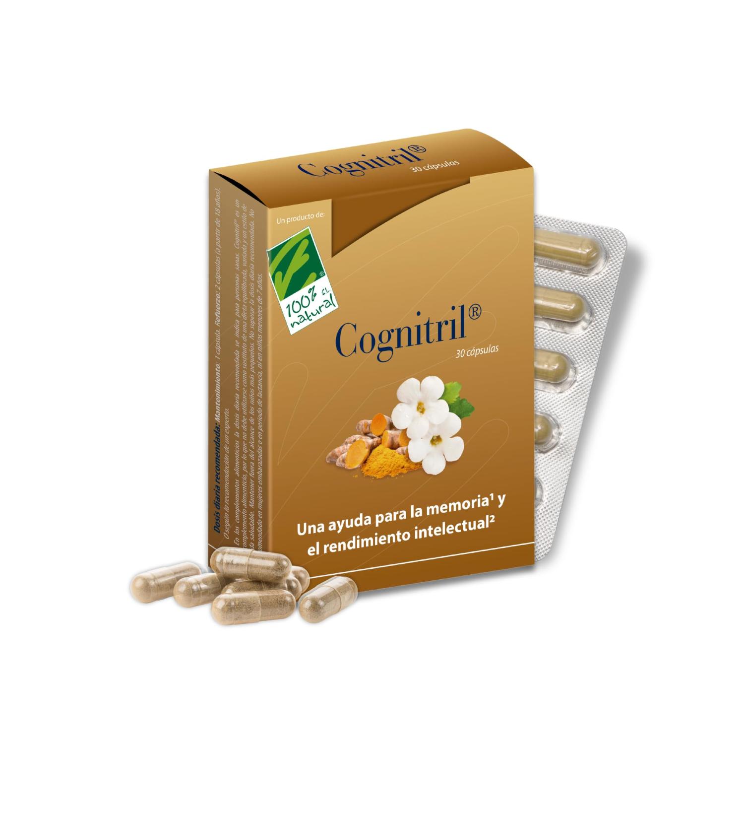 100% Natural Cognitril Food Supplement Vegetable Capsules (30 Caps) - Buy Online on GoSupps.com