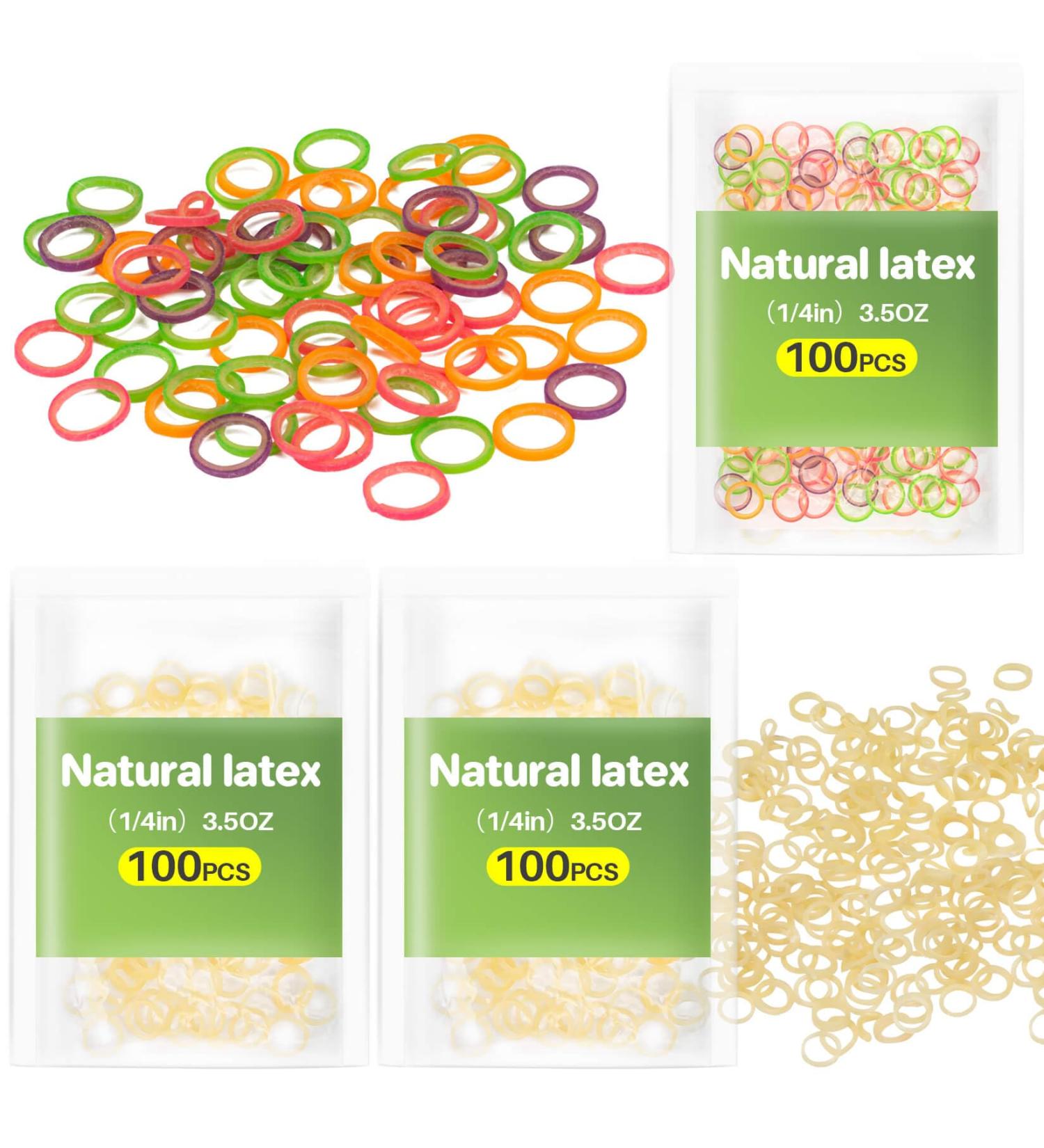Buy 300 Medium Orthodontic Rubber Bands - Dental Elastics for Braces & Invisalign | Perfect for Orthodontist & Personal Use - Buy Online on GoSupps.com