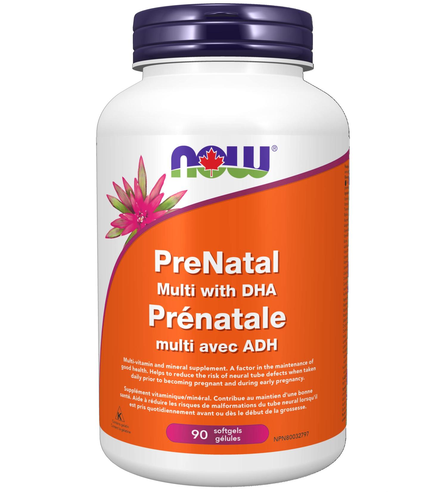 Now Prenatal Multi with DHA 90gel - Buy Online on GoSupps.com