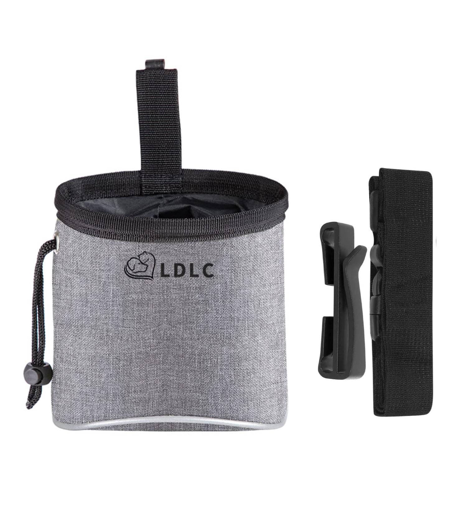 GOTRUST Treat Pouch for Dog Training Dog Treat Bags Small Pet Puppy Treat Pouch Bag Waterproof Dog Walking Pouches with Adjustable Waist Belt and Built-in Dog Waste Bag Dispenser Gray - Buy Online on GoSupps.com