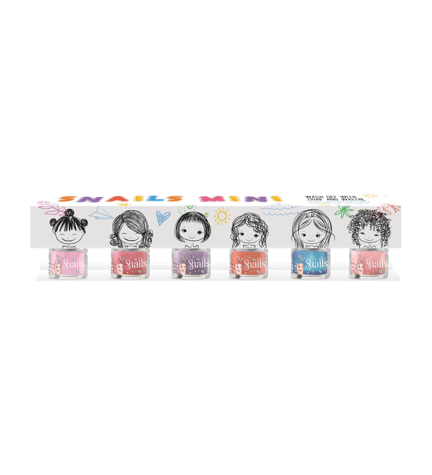 Snails 516332 Children's Nail Polish Gift Set | Mini 6x7ml | Water-Based Washable Vegan & Harmless - Buy Online on GoSupps.com