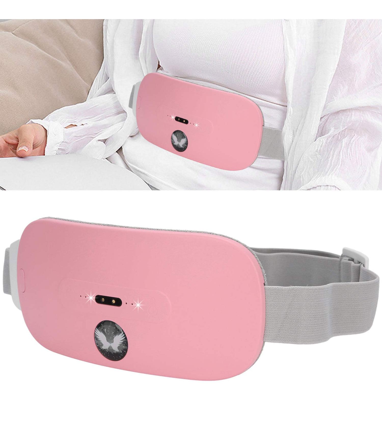 Period Cramp Heating Cushion | Menstrual Heating Pillows with 3 Heat Levels & Vibration Massage - Comfort for Cramps & Uterus Relief - Buy Online on GoSupps.com