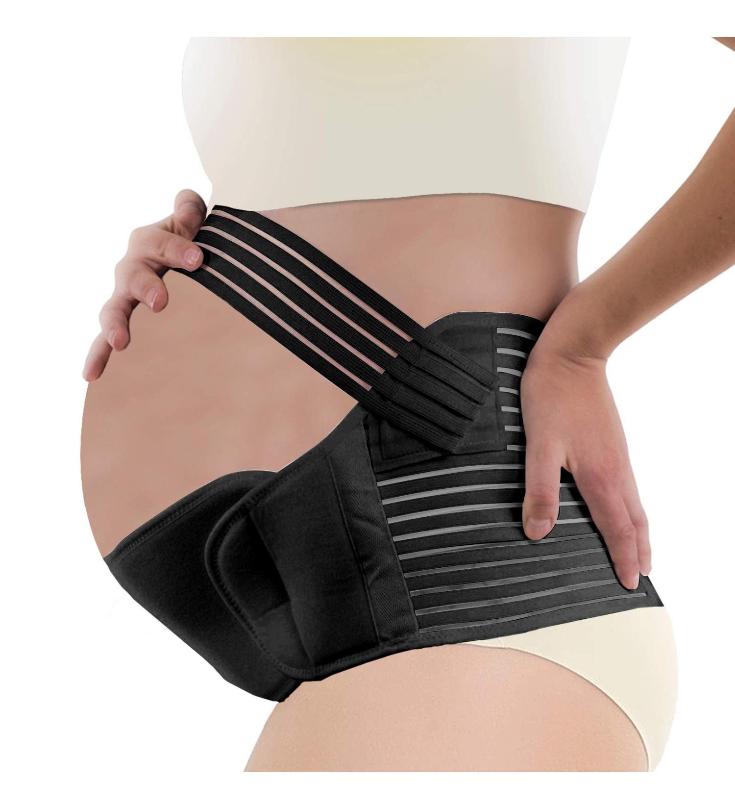 MDHAND Pregnancy Support Belt 3 in 1 Maternity Belt for Back and Hip Support - XL Black - Buy Online on GoSupps.com