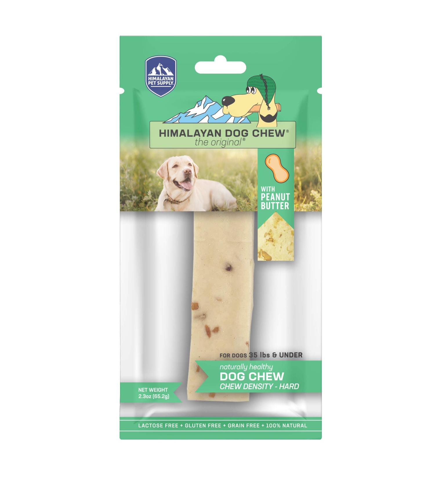 Himalayan Dog Chew - Peanut Butter Flavor for Small Dogs (2.3 oz) - 35 lbs & Under - Buy Online on GoSupps.com