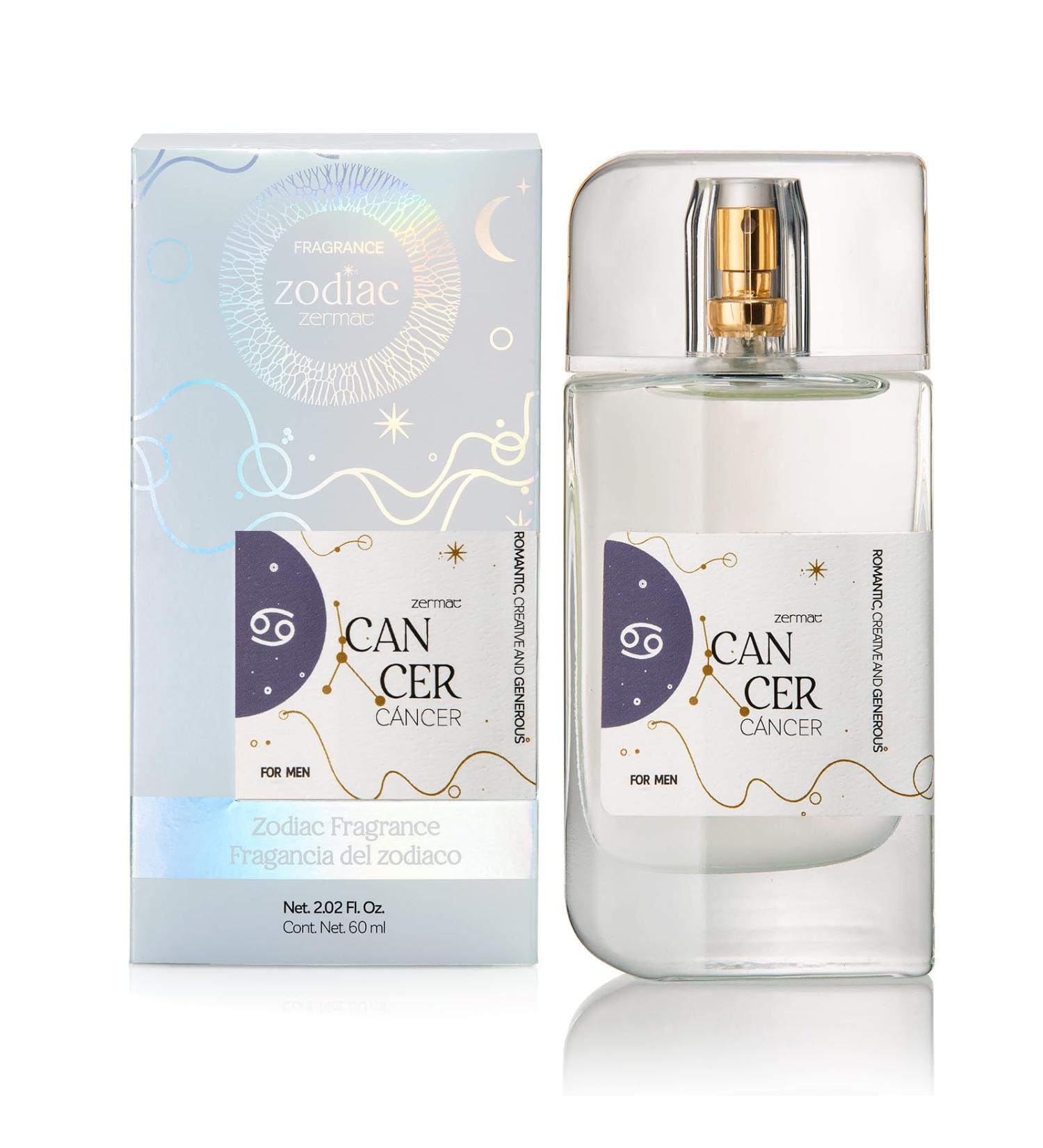 Zermat Cancer Mens Cologne Fresh-Fruity Scent Long-Lasting Fragrance 2 Fl. Oz Premium Quality Invigorating Daily Wear - Buy Online on GoSupps.com