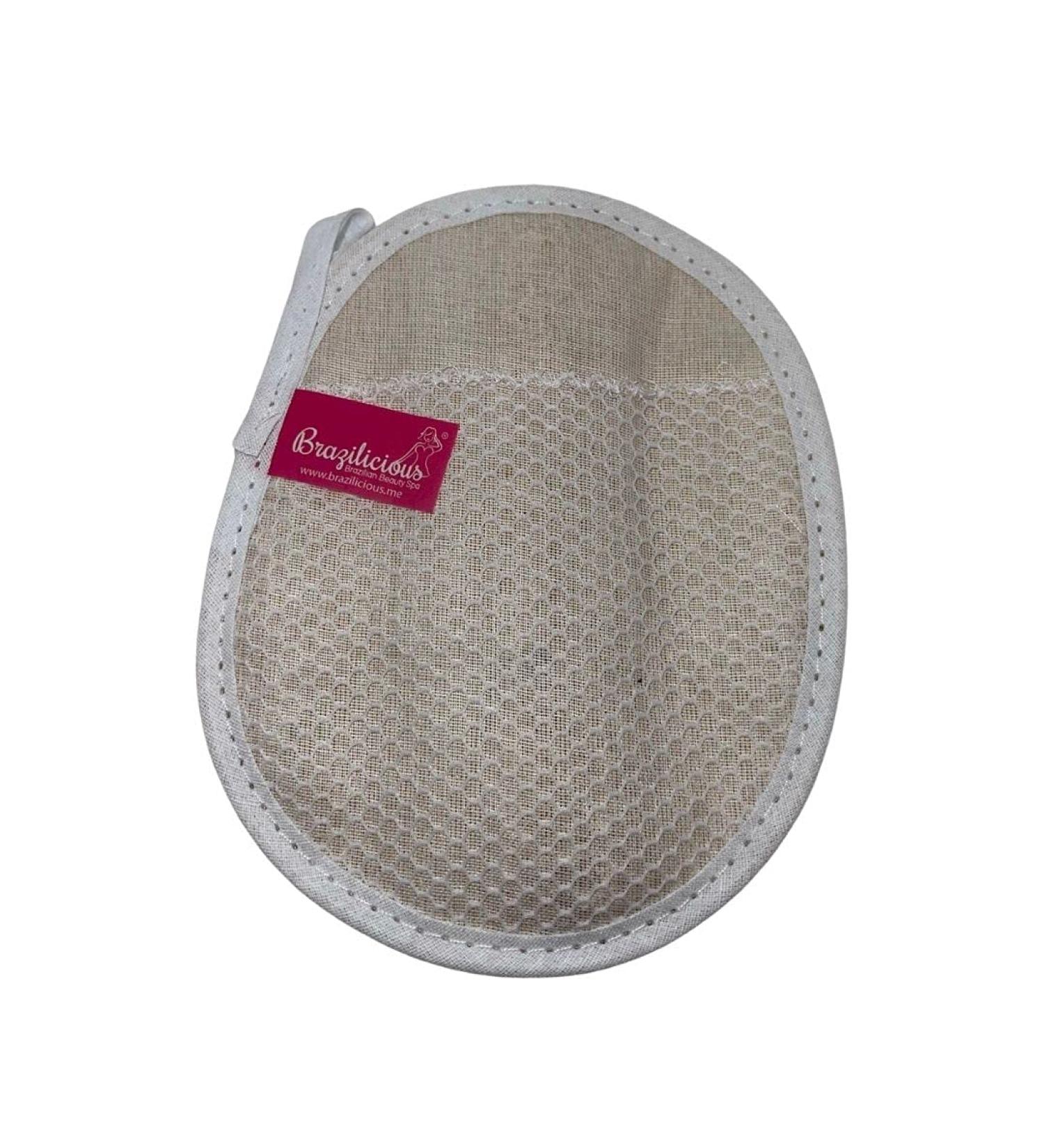 Brazilian Body Natural Brush & Premium Loofah Sponge Exfoliating Scrubber | Ideal Body Care for Women - Shop Internationally - Buy Online on GoSupps.com