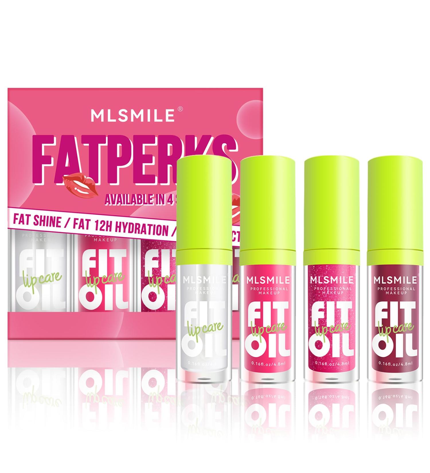 Shop 4 Colors Lip Oil Lip Glaze - Hydrating Long Lasting & Non-Sticky Lip Gloss - Shiny Moisturizing Tint | International Shipping Available - Buy Online on GoSupps.com