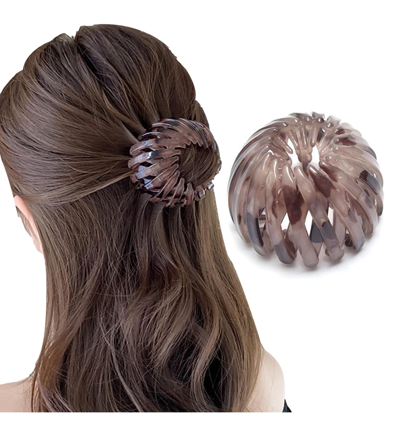 Buy Mlloaayo Horsetail Buckle Balls Hair Clip - Stylish Birds Nest Hair Ornaments in 4 Colors | International Shipping Available - Buy Online on GoSupps.com