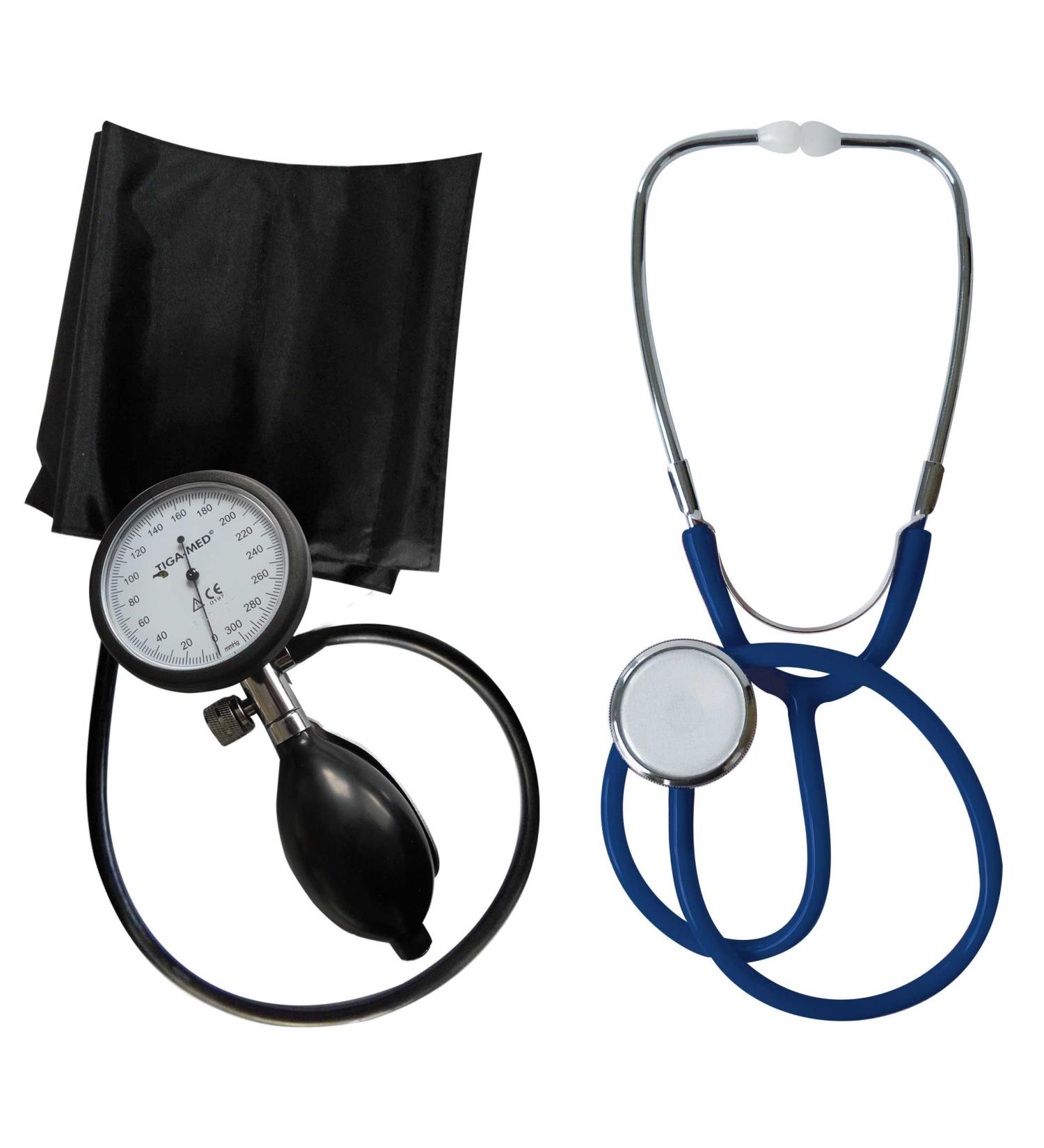 Buy Tiga Pro 1 Blood Pressure Monitor & Stethoscope | Professional Upper Arm Kit - Tiga-Med - Buy Online on GoSupps.com