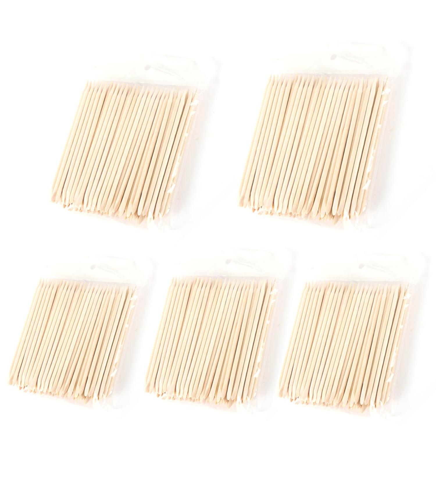 500 PCS Wooden Orange Sticks Nail Cuticle Sticks Double Sided Multifunctional Manicure Wood Sticks for Pusher Remover Manicure Art Pedicure(4.5inches) - Buy Online on GoSupps.com