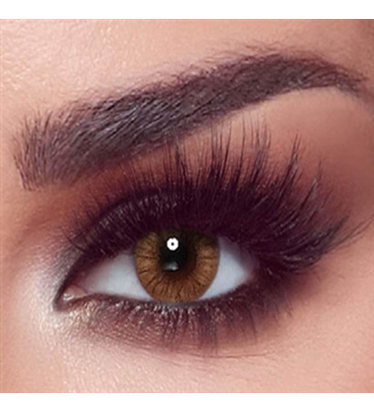 Bella 1-Day Colored Contact Lenses Hazel Honey - Natural Hazelnut Brown for Dark Eyes - Dioptria -0.00 - Daily Use - 10x Pack - Buy Online on GoSupps.com