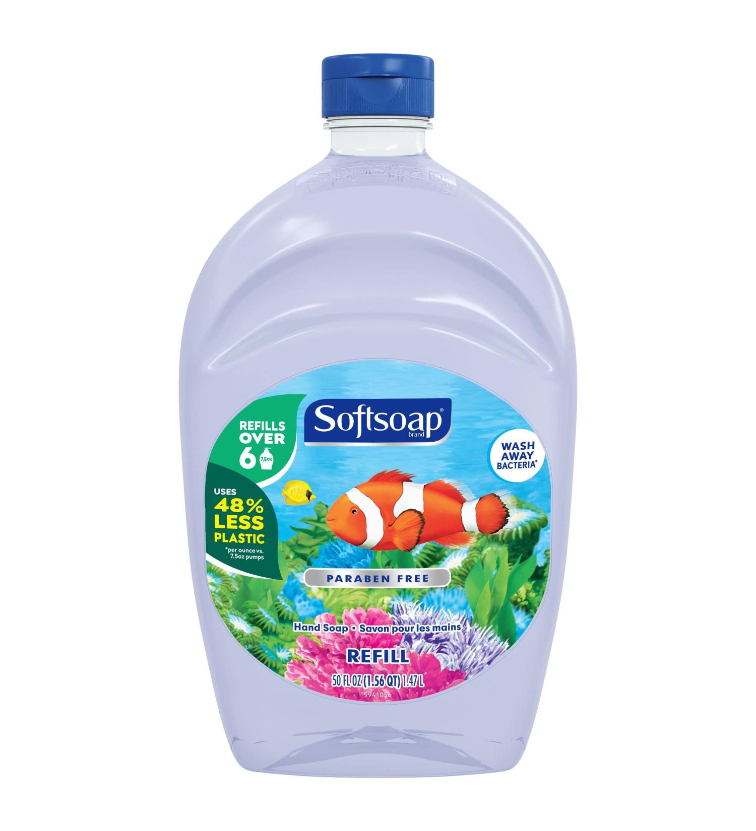 Softsoap Liquid Hand Soap Refill 50 Fl Oz - Hydrating and Moisturizing Formula - Buy Online on GoSupps.com