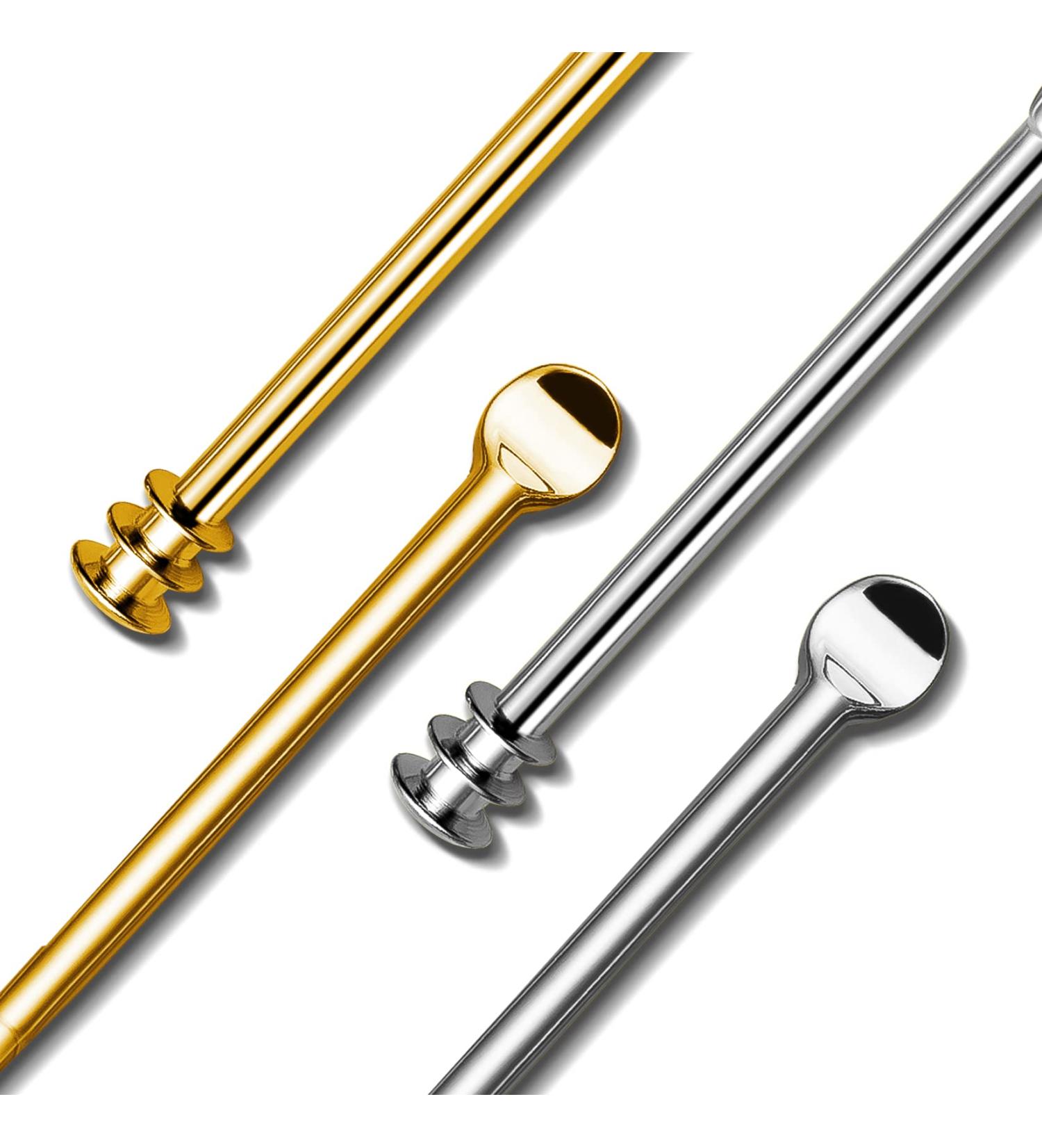 MR.GREEN Double End Earwax Remover 360 Cleaning Stainless Steel Ear Care Tools - Two Piece Pack - Buy Online on GoSupps.com