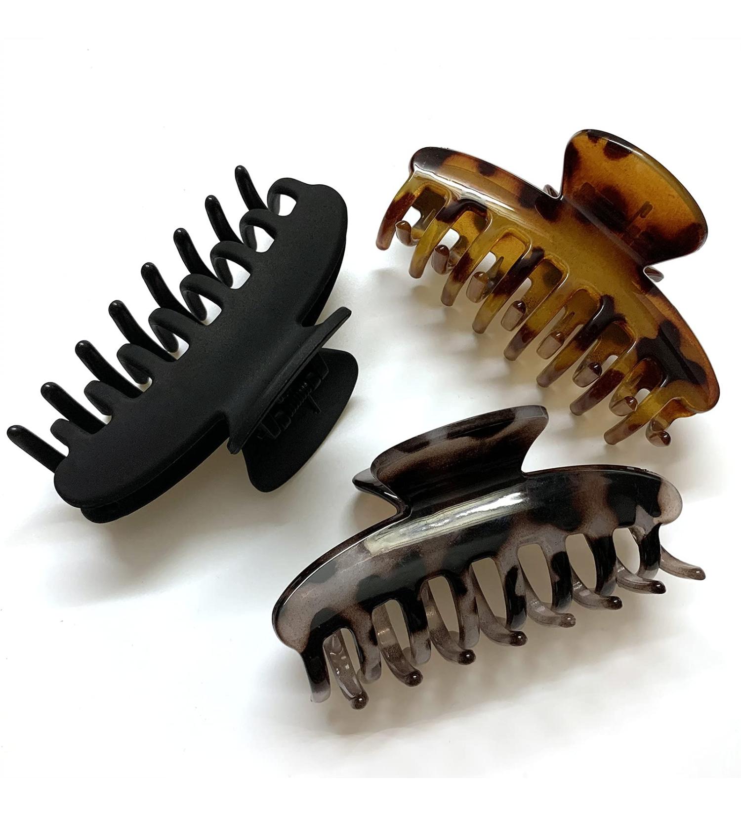 Nalodu Hair Claw Clips 3.8 Inch - No Slip Jaw Clip for Thick Hair - 3 Pack - Buy Online on GoSupps.com
