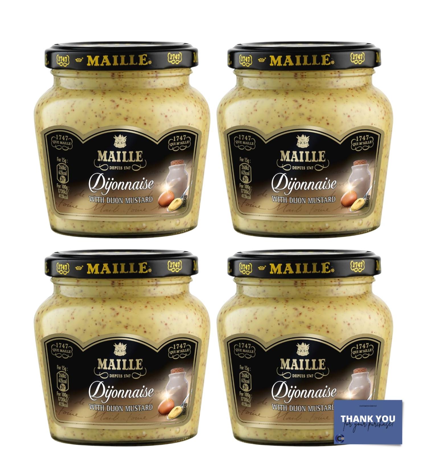 Maille Dijonnaise Sauce (4 x 185g) - Buy Online on GoSupps.com
