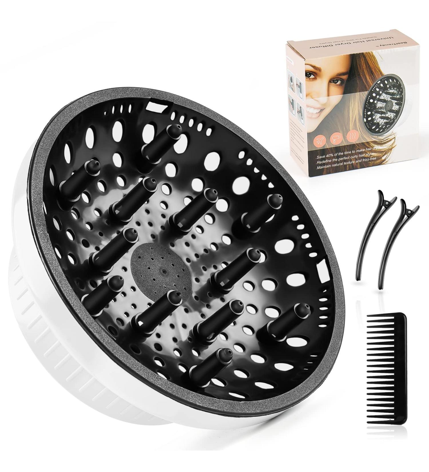 BestTrendy Universal Hair Diffuser for Curly & Natural Hair - Adjustable Attachment for Blow Dryers - Perfect Gift for Women, Moms & Girls - Buy Online on GoSupps.com