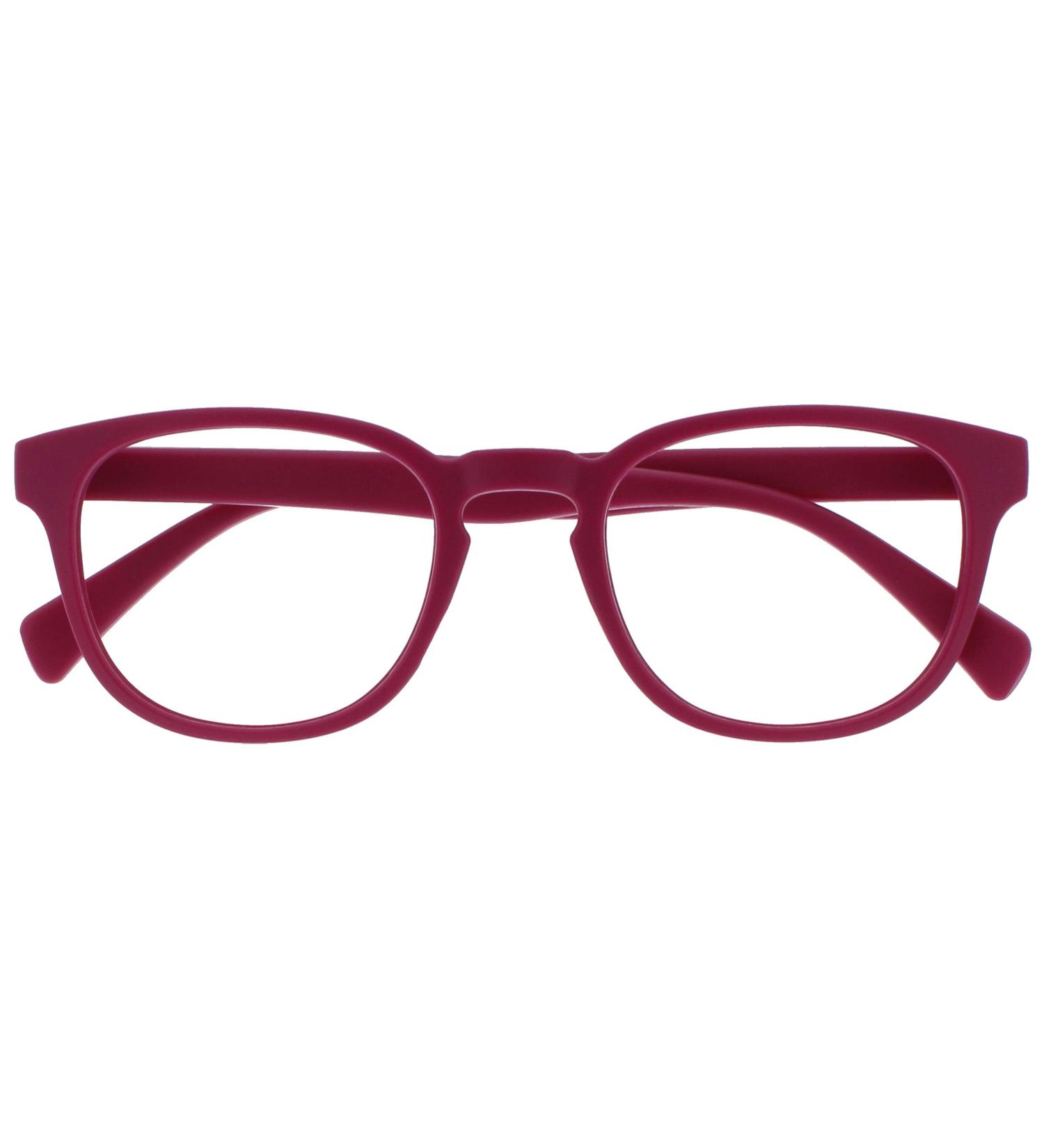 Opulize Round Reading Glasses with Pink Frame | Spring Hinges | Scratch Resistant | +2.00 Magnification - Buy Online on GoSupps.com