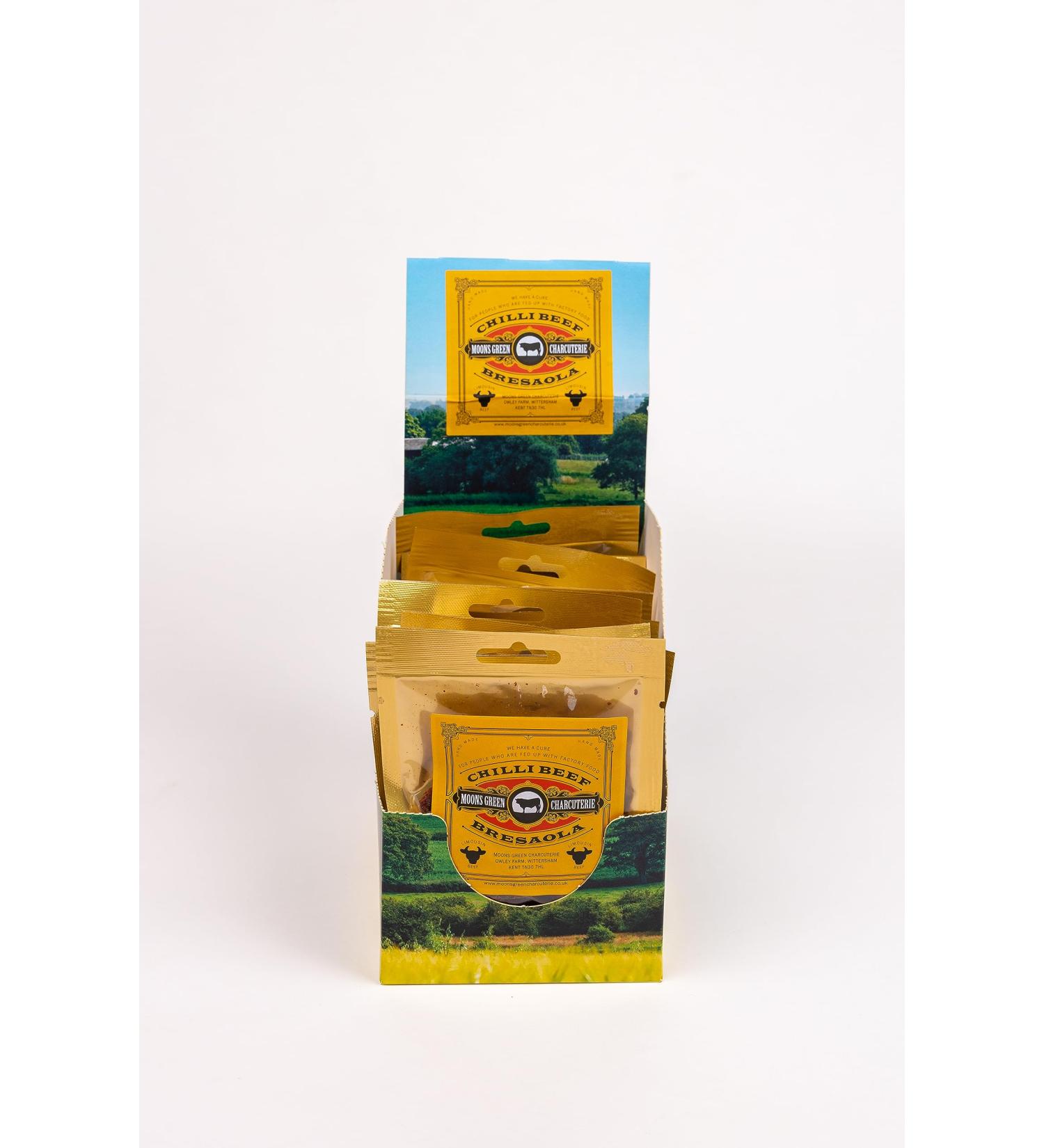 Moons Green Chilli Bresaola (25g x 12) Box