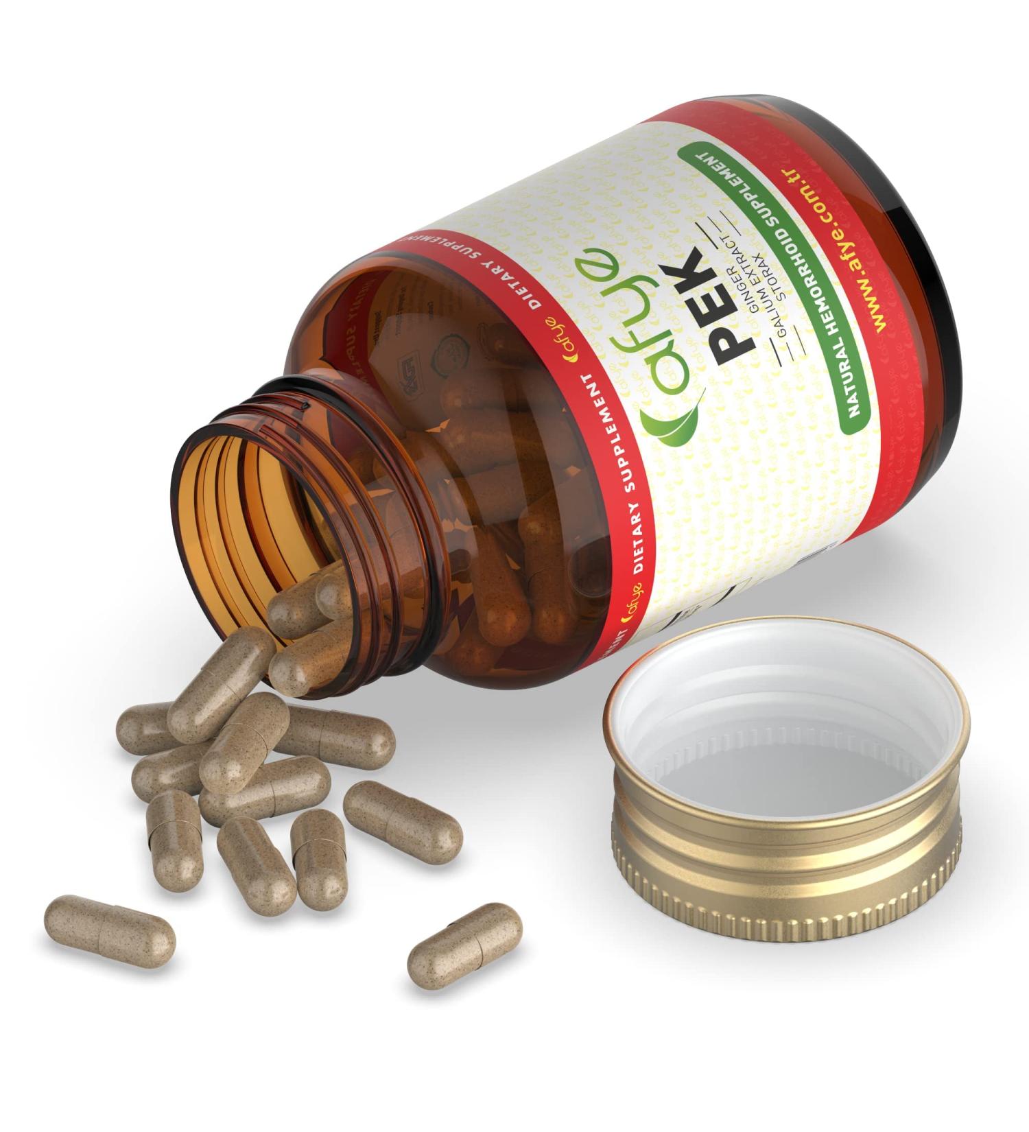 Fast Acting Hemorrhoid Treatment Supplement - 90 Capsules for Internal & External Relief - Buy Online on GoSupps.com