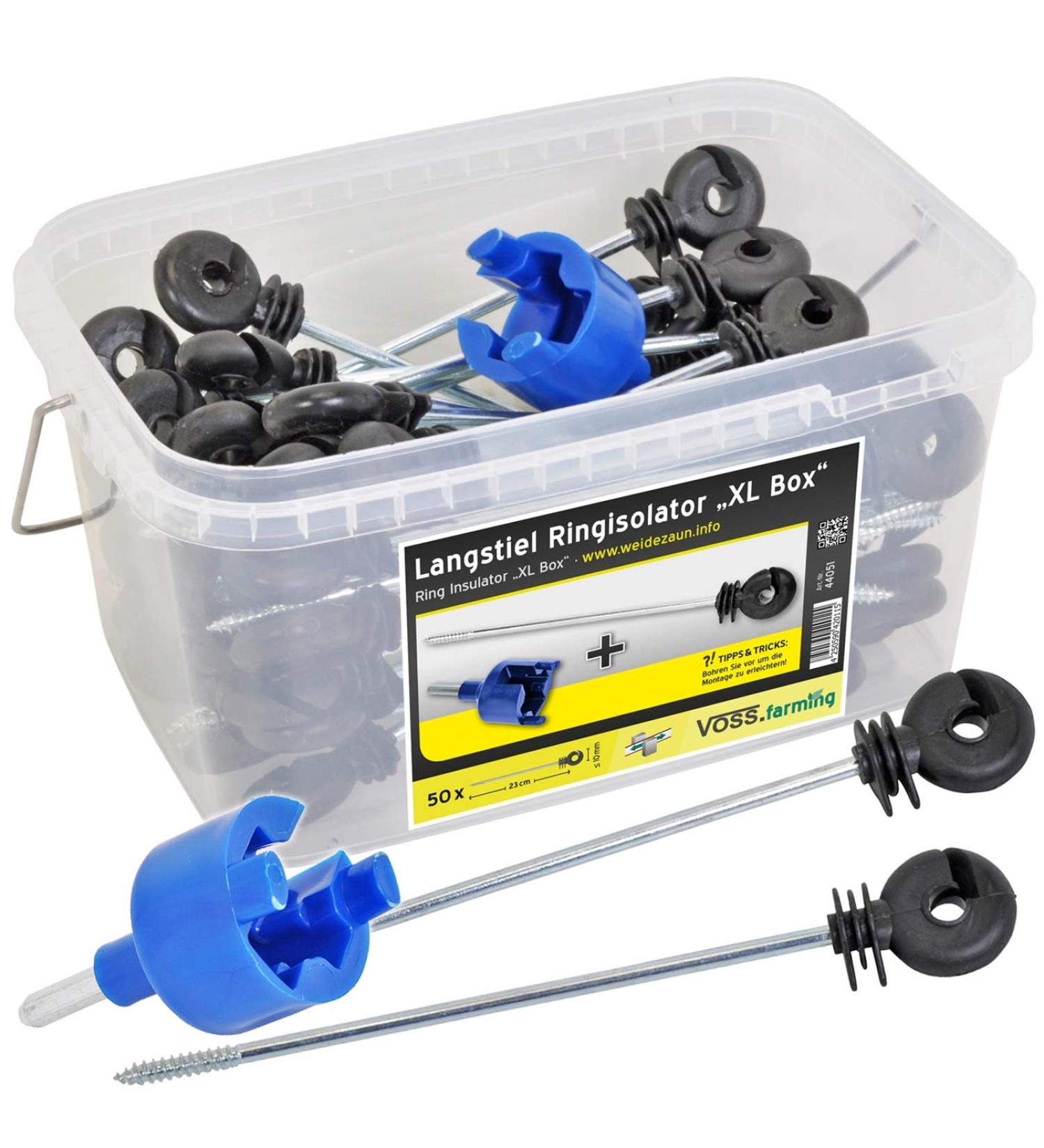 Buy Voss Farming Lang Stem Insulator 50 pcs - Electric Fence Spacement Isolator & Rearer Box - Buy Online on GoSupps.com