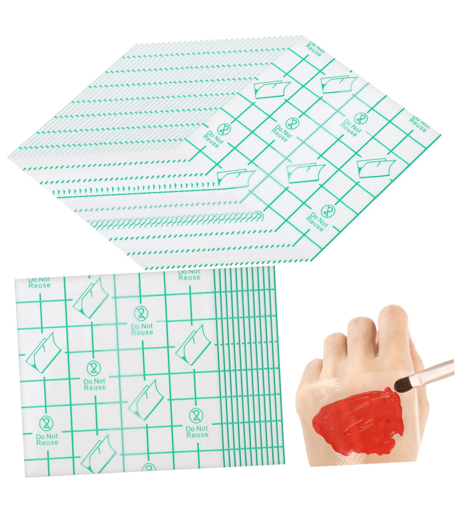 200 pi ces Palettes Maquillage Jetables Autocollantes Palettes Mains Adh sives pour Fond de Teint Correcteur L vres Cosm tiques Usage Unique - Buy Online on GoSupps.com
