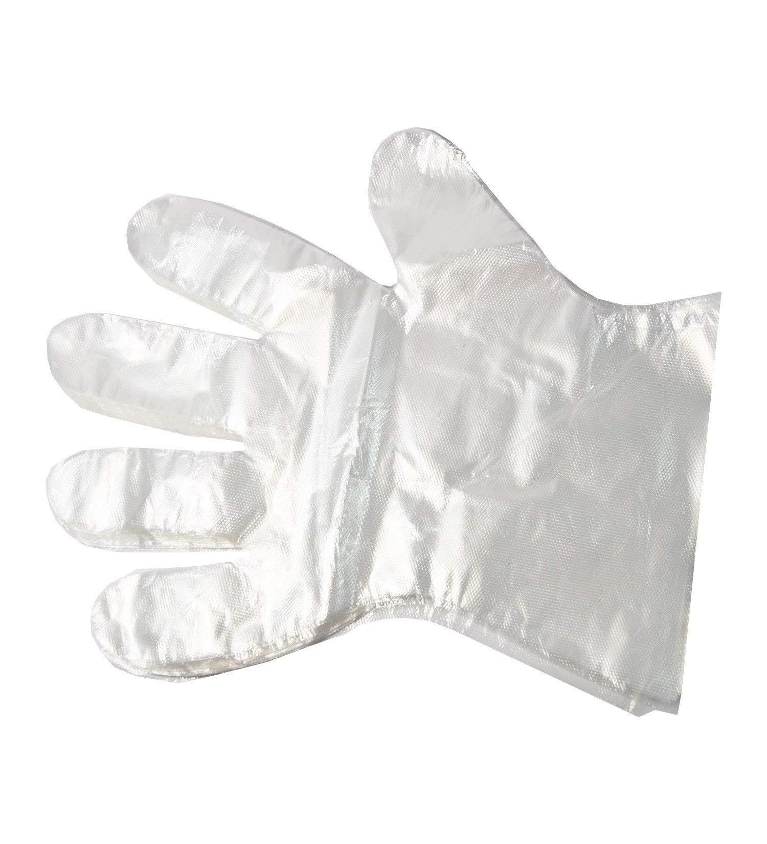 KM-Nails Lot de 100 gants jetables en poly thyl ne pour bain de cire de paraffine