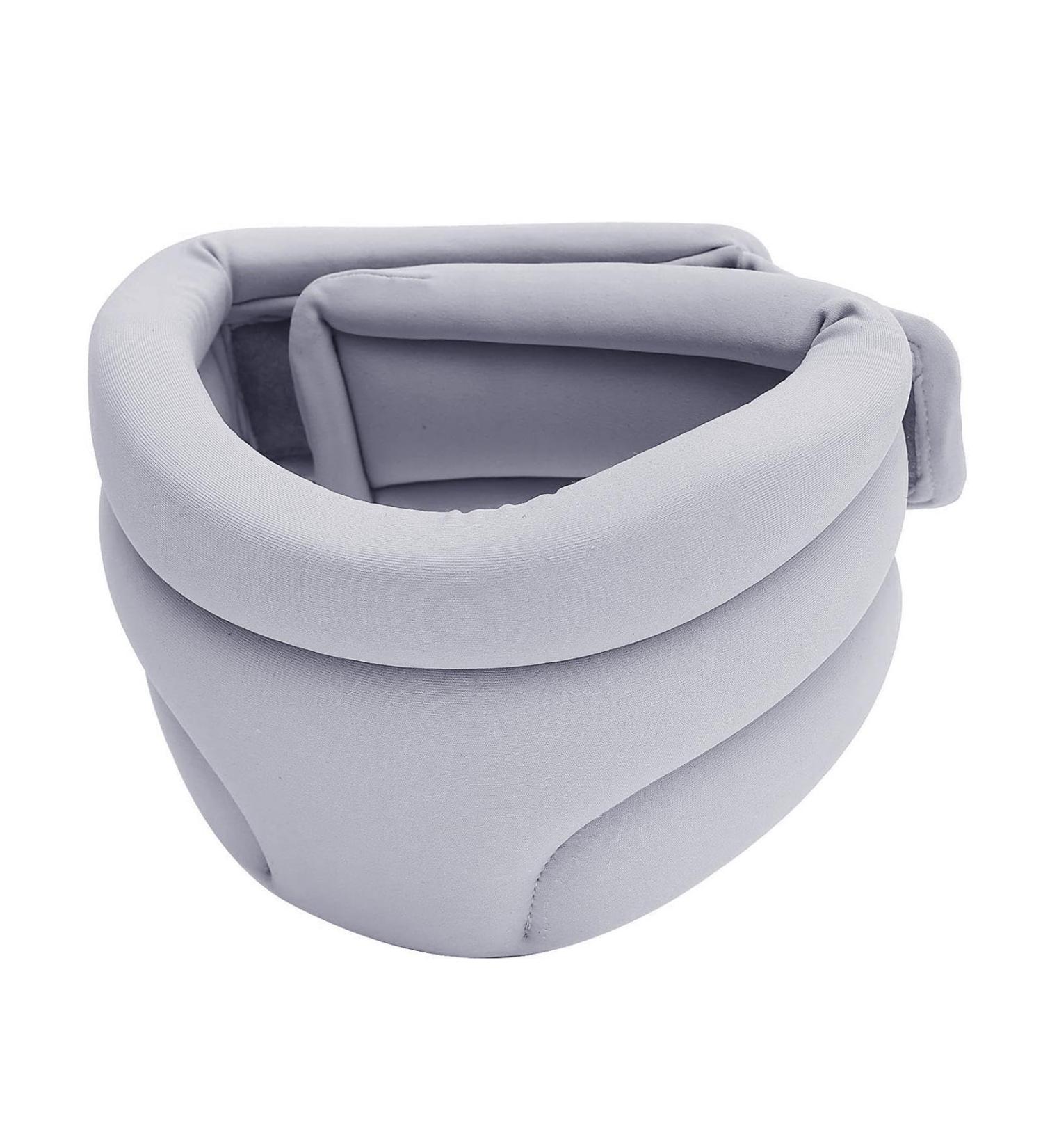 Premium Sleep Aid Neck Support Pillow - Anti-Snoring Soft Foam Orthosis for Ultimate Comfort Travel-Friendly Gray Design - Buy Online on GoSupps.com