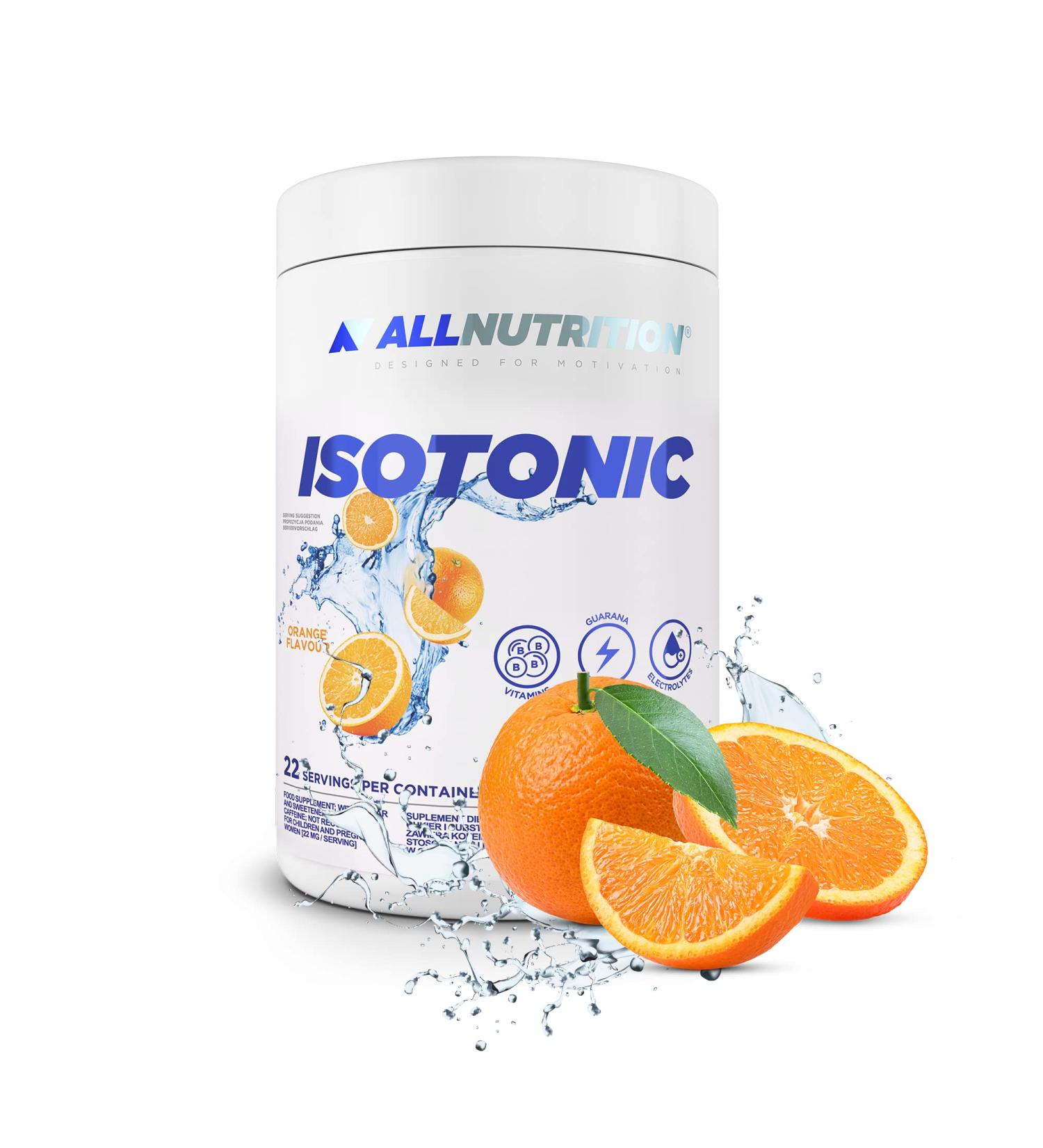 All-Nutrition Isotonic Beverage Powder - 700g Sports Drink with Electrolytes Magnesium Sodium Potassium & Vitamins | Dietary Supplements - Orange Flavor - Buy Online on GoSupps.com