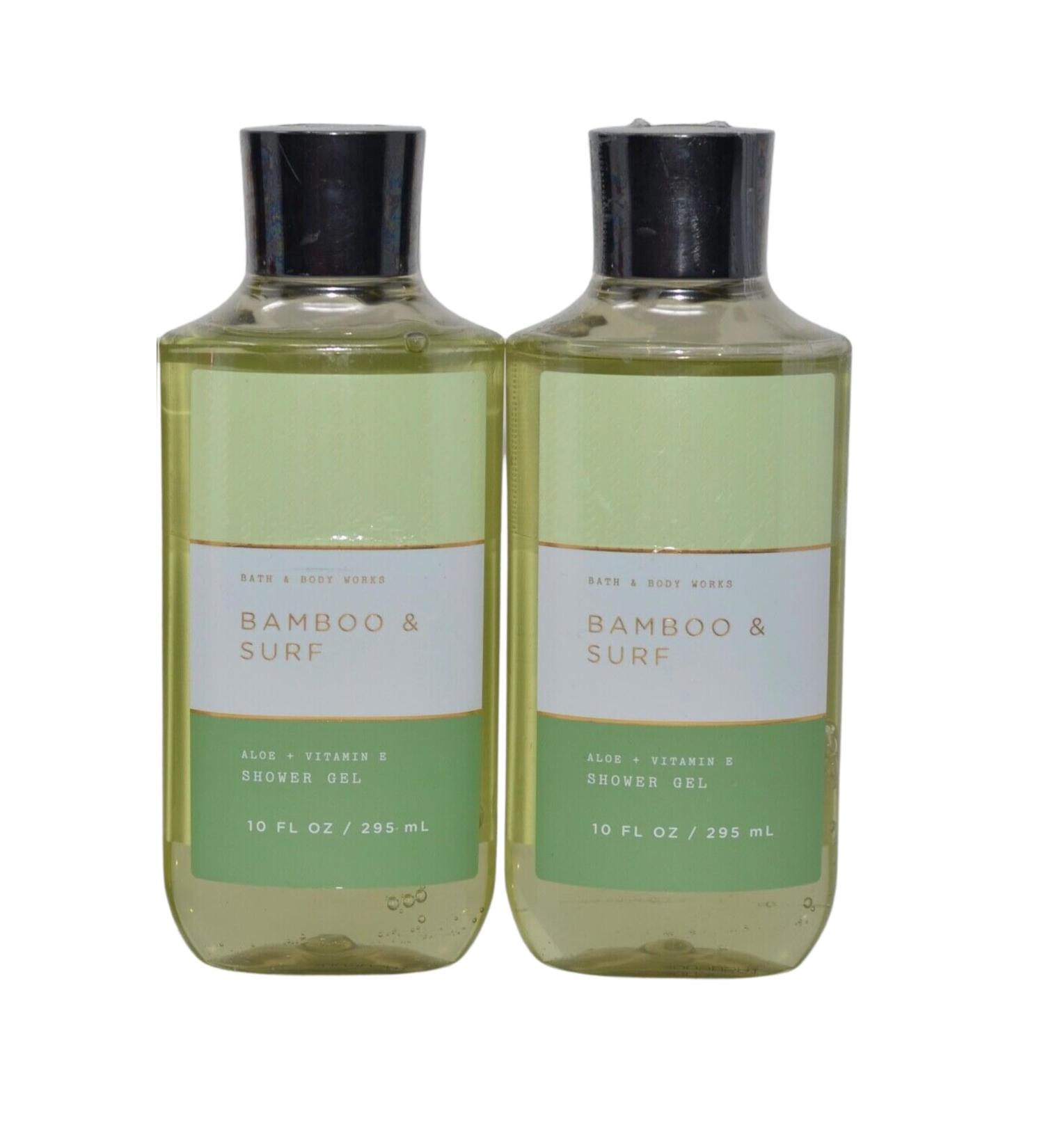 Bath & Body Works Shower Gel Gift Set of 2 10oz Each (Bamboo Surf)