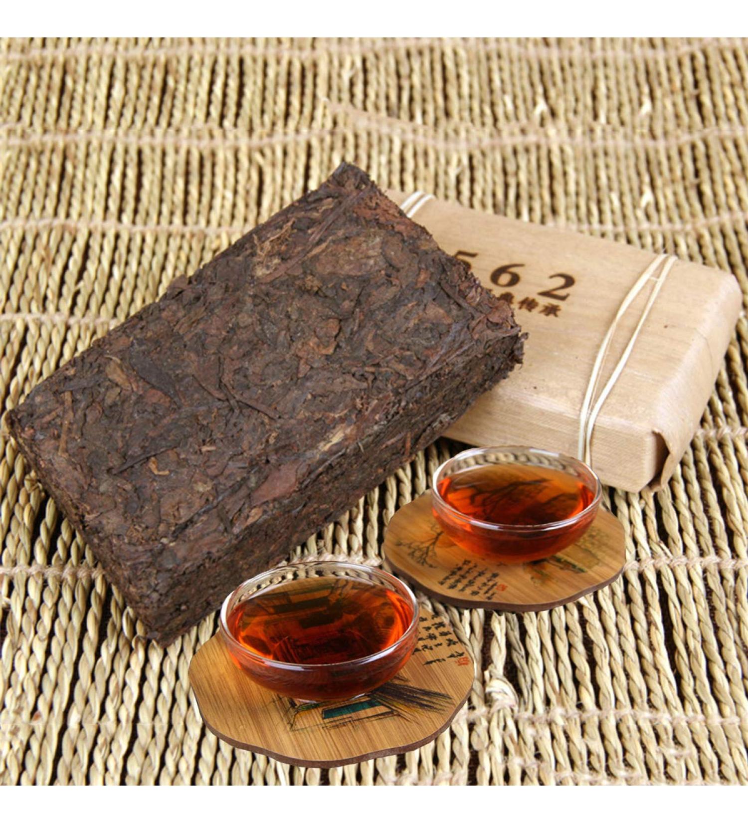 Brique de th naturel m r 250g Th noir Th Pu-erh Vieille t te de th Golden Bud Brick - Buy Online on GoSupps.com
