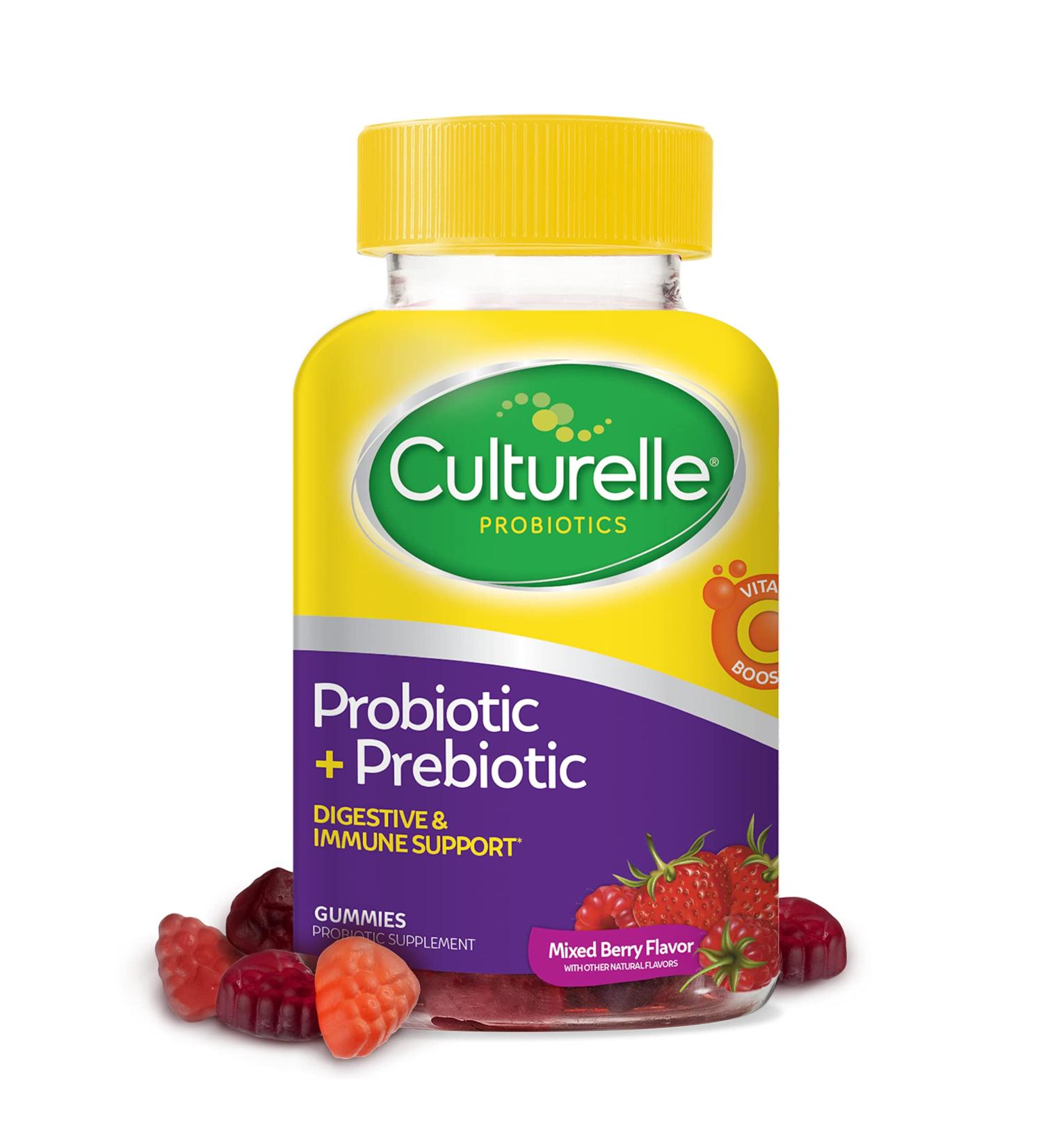 Culturelle Kids Chewable Probiotics for Kids Ages 3+ 30 Count Daily Probiotic Gummies for Women & Men Berry Flavor 52 Count - Buy Online on GoSupps.com