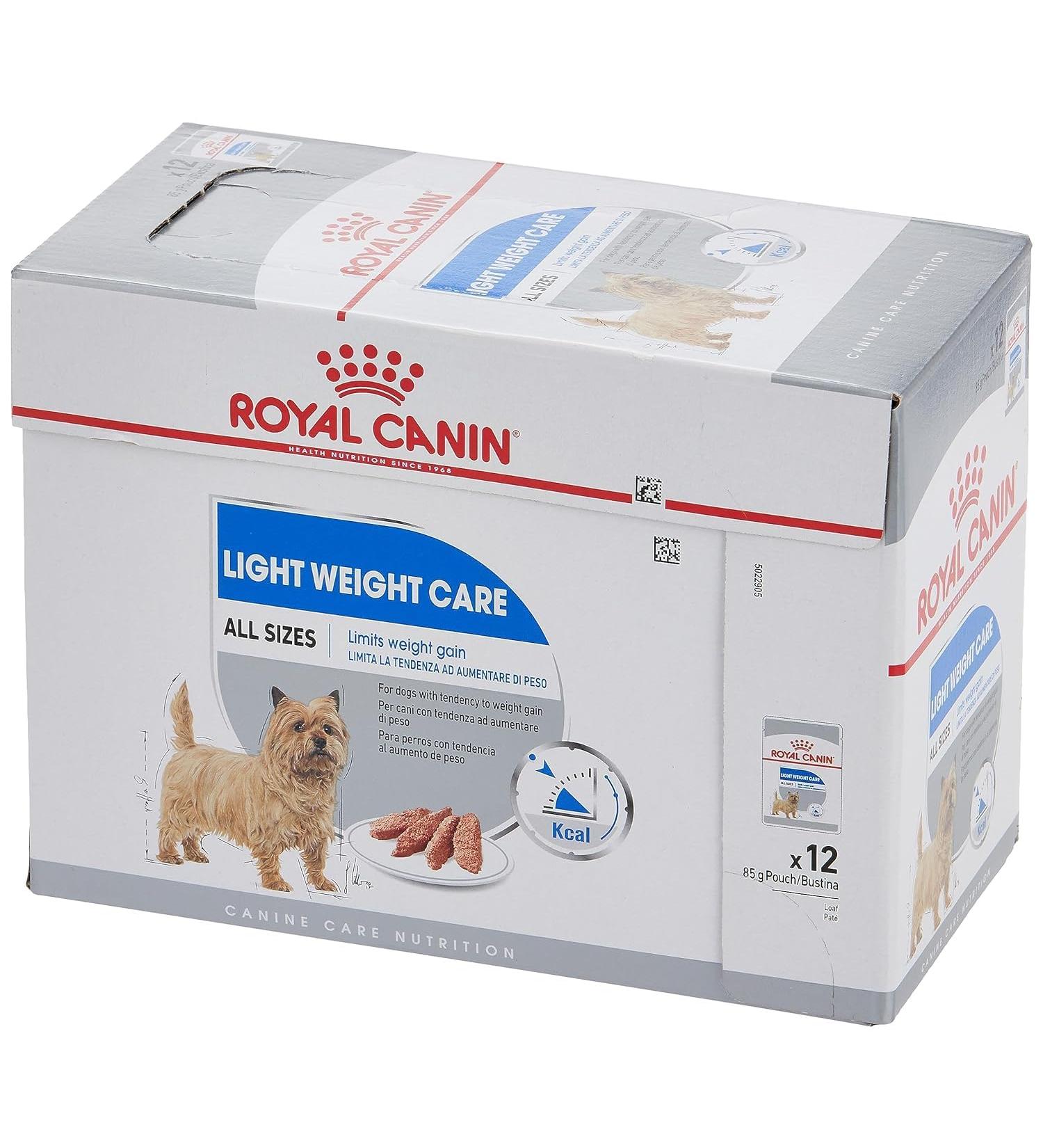 Royal Canin Light Weight Care Wet Adult Dog Food 85g (Pack of 12) Meat 85 g (Pack of 12) - Buy Online on GoSupps.com