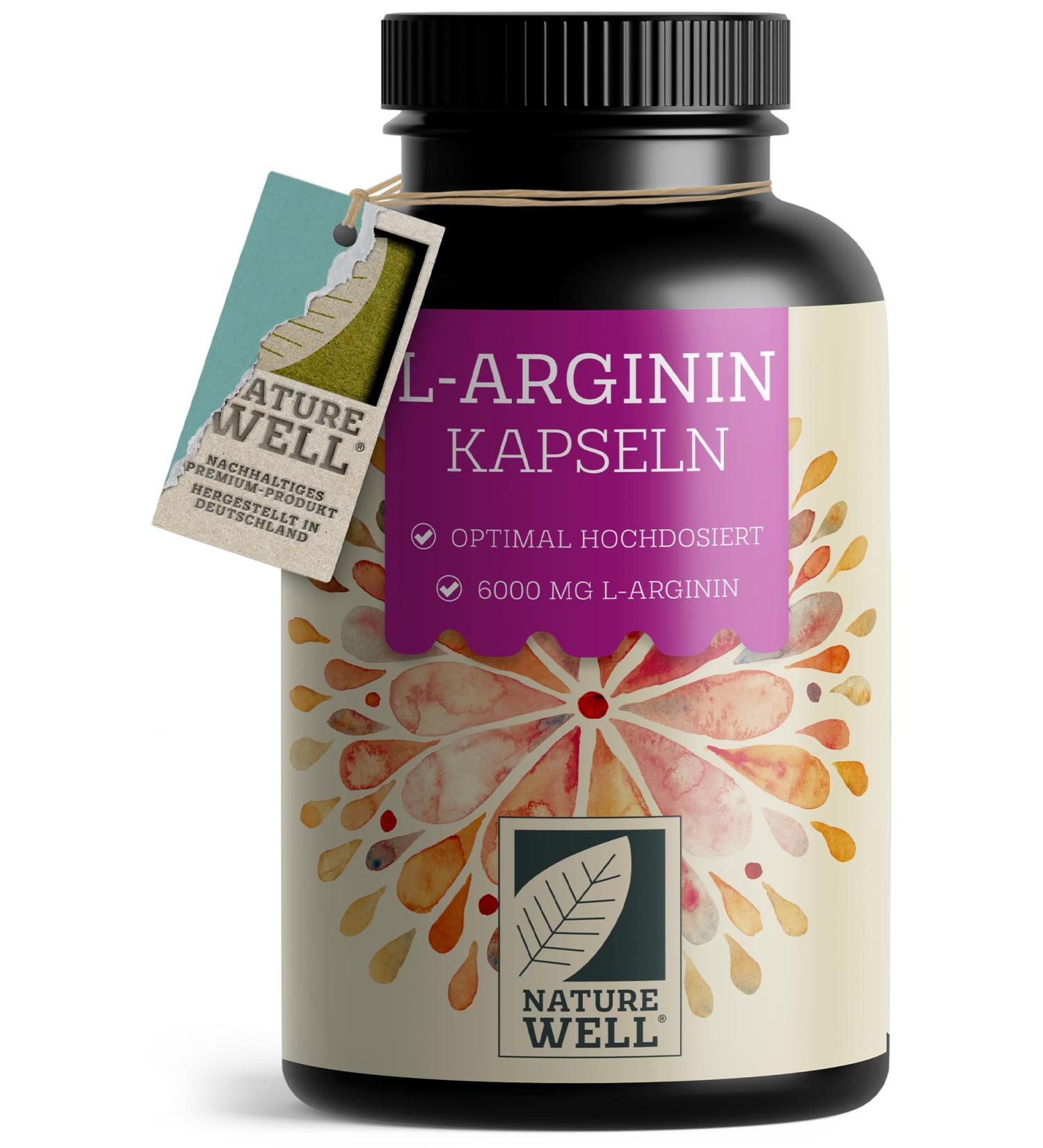 Buy Vegan L-Arginine 360 Capsules | 6000mg Pure Plant-Based Formula | Additive-Free & Certified Lab Tested - Buy Online on GoSupps.com