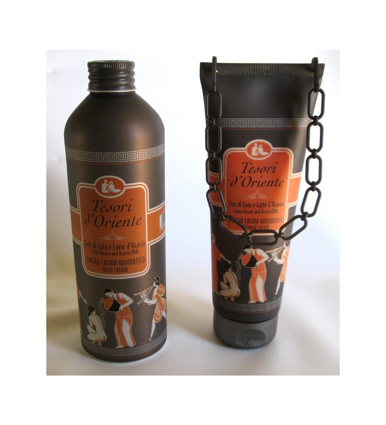 Tesori d Oriente Fior Di Loto & Latte d'Acacia Bath & Shower Cream | Italian Import - Luxurious Skin Care - Buy Online on GoSupps.com