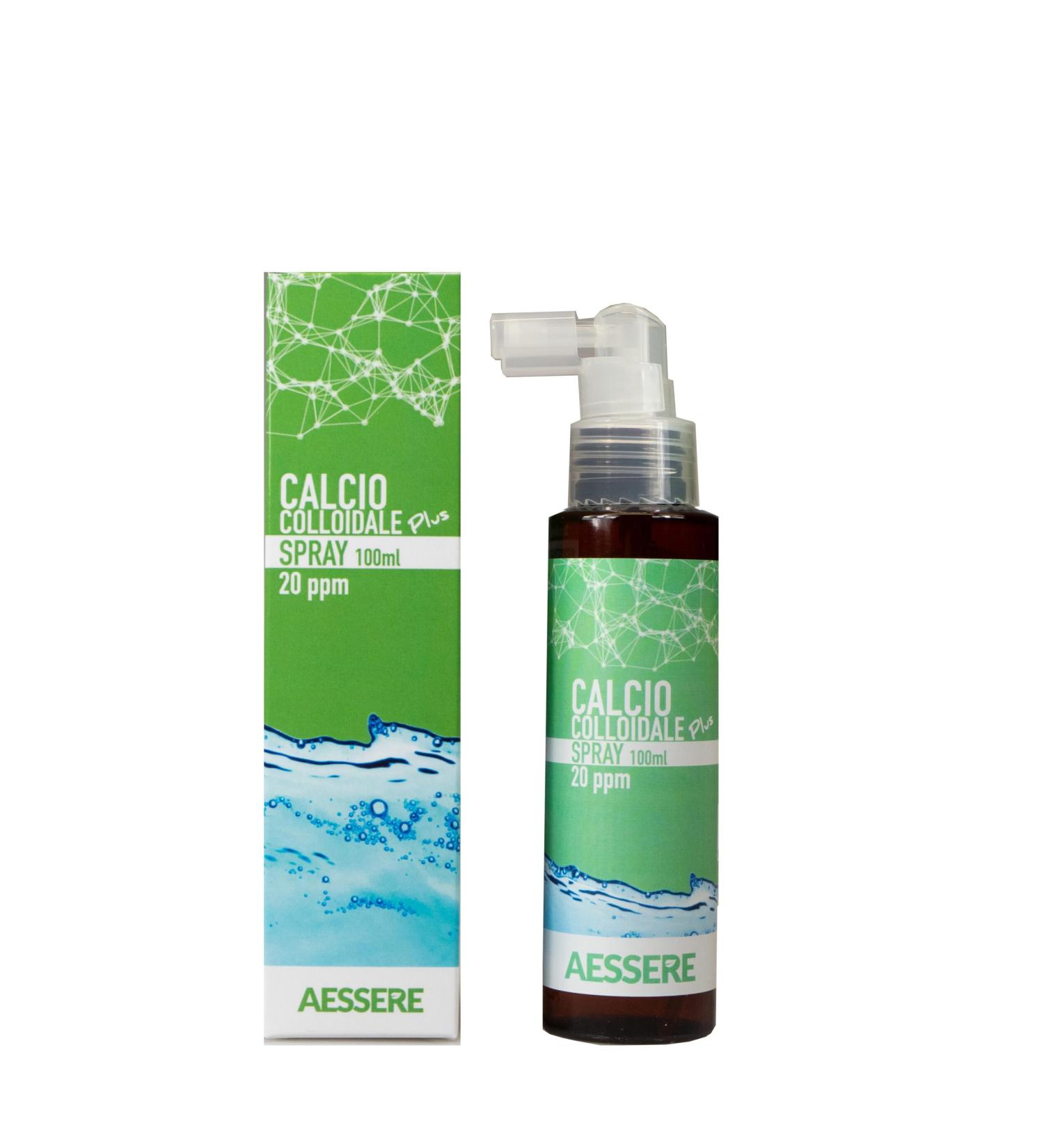 Aessere Calcium Colloidal Plus Spray 20 ppm 100 ml Colourless - Buy Online on GoSupps.com
